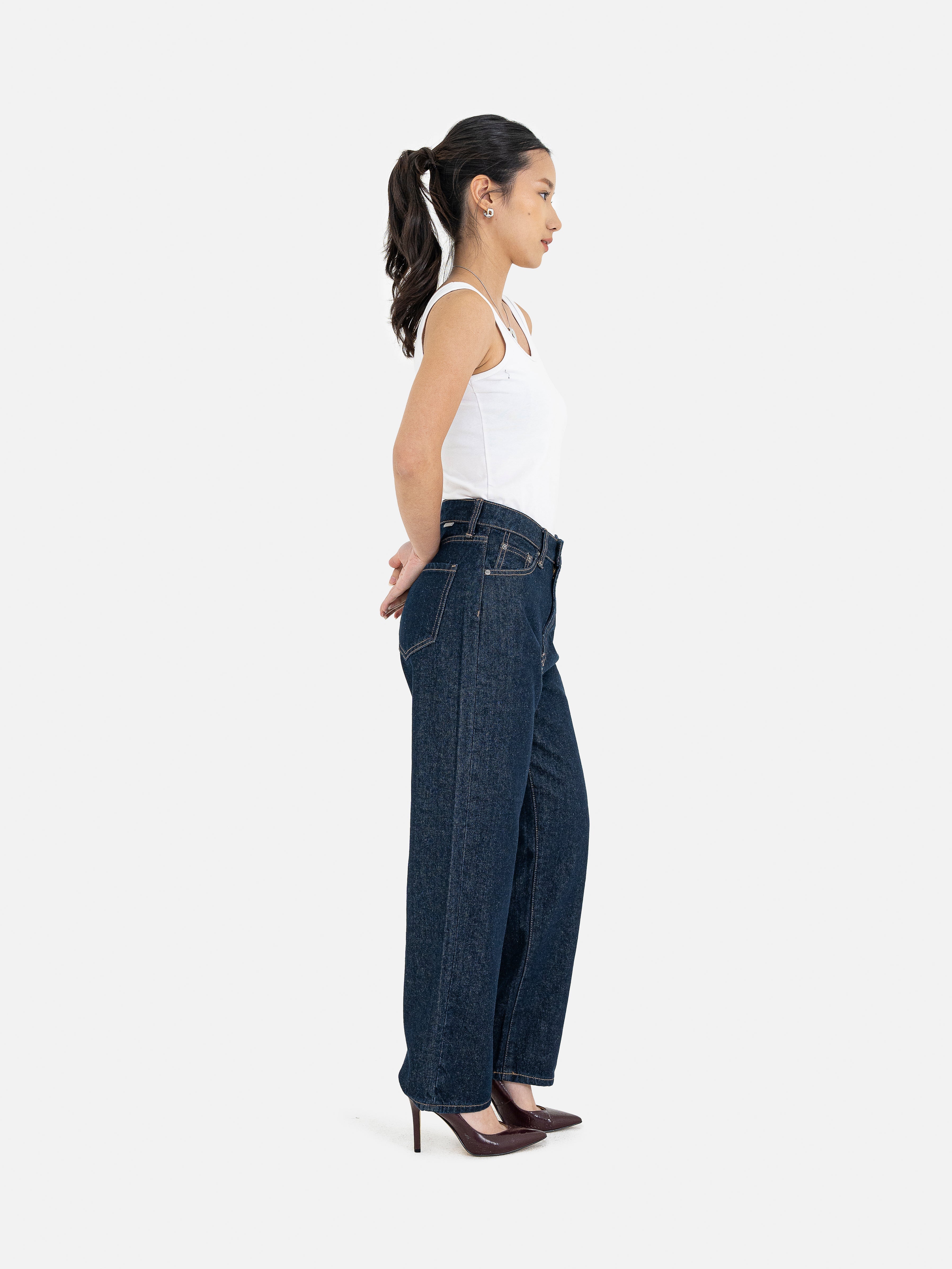 Hakusan Straight Denim Pants