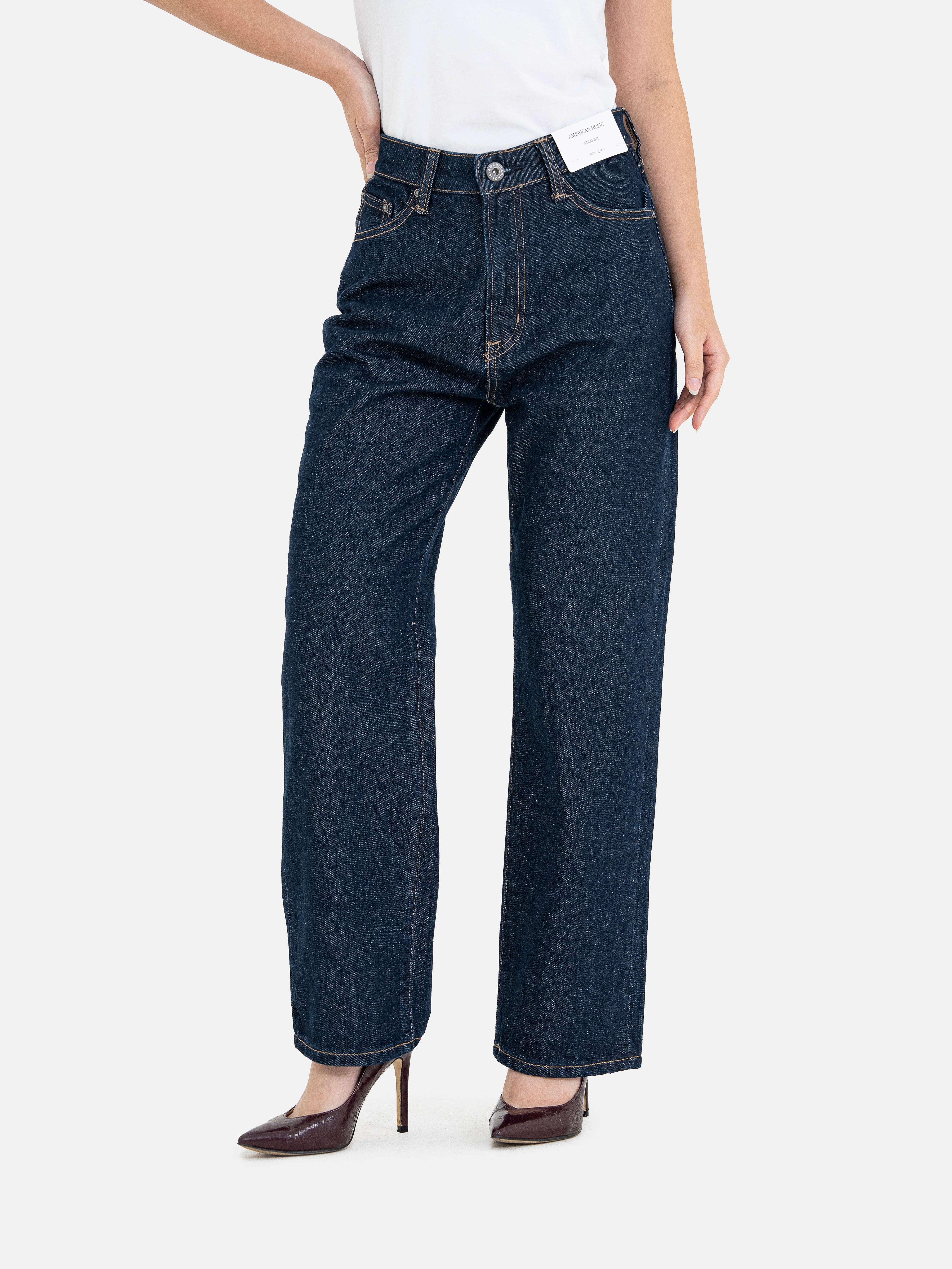 Hakusan Straight Denim Pants