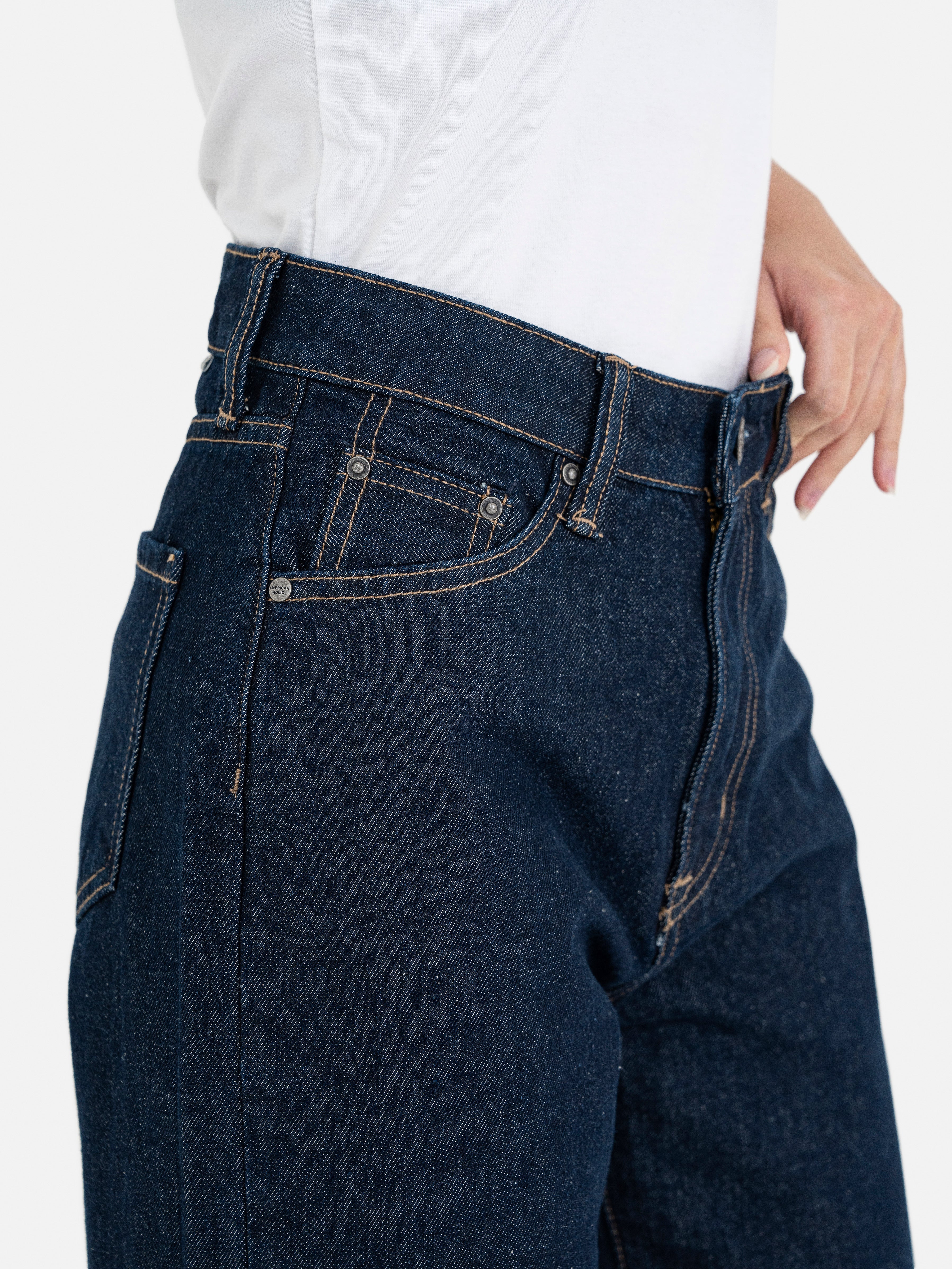 Hakusan Straight Denim Pants