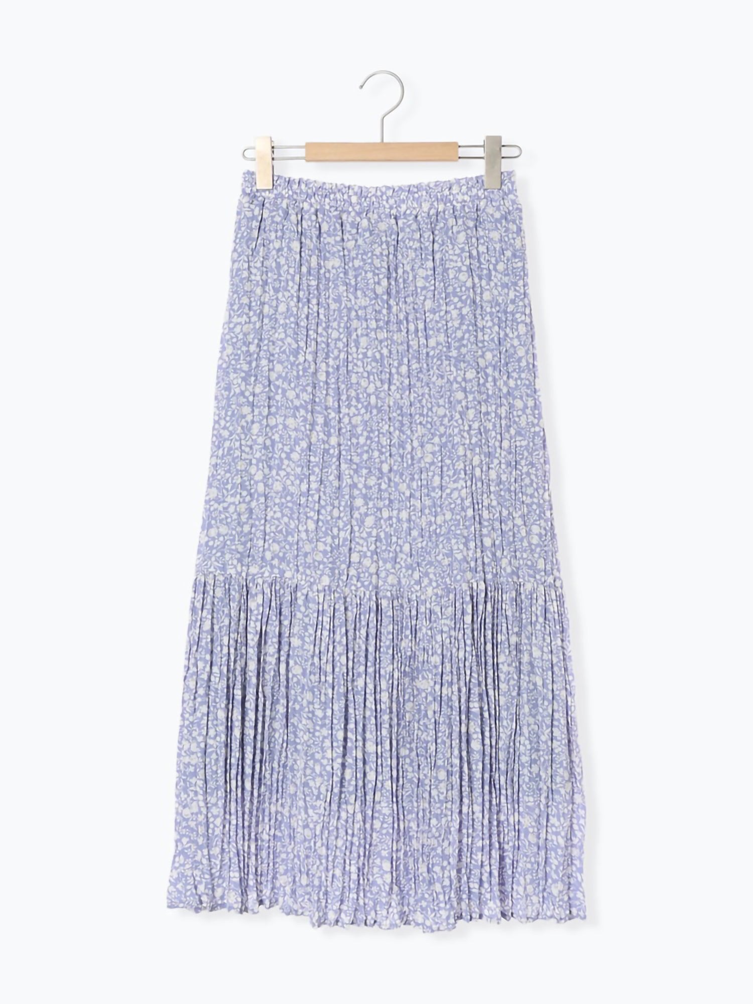 Hatsune Floral Pleated Skirt
