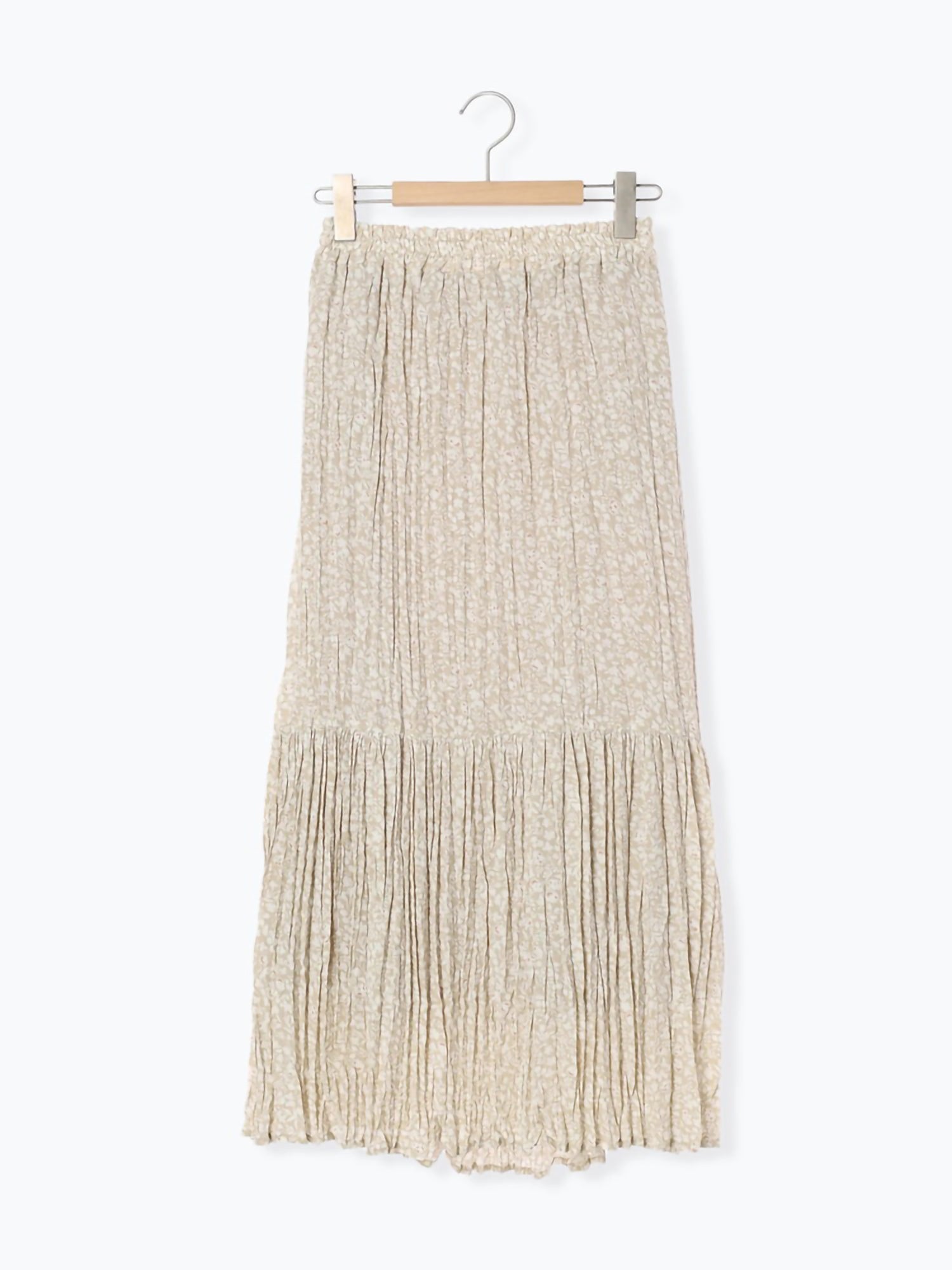 Hatsune Floral Pleated Skirt