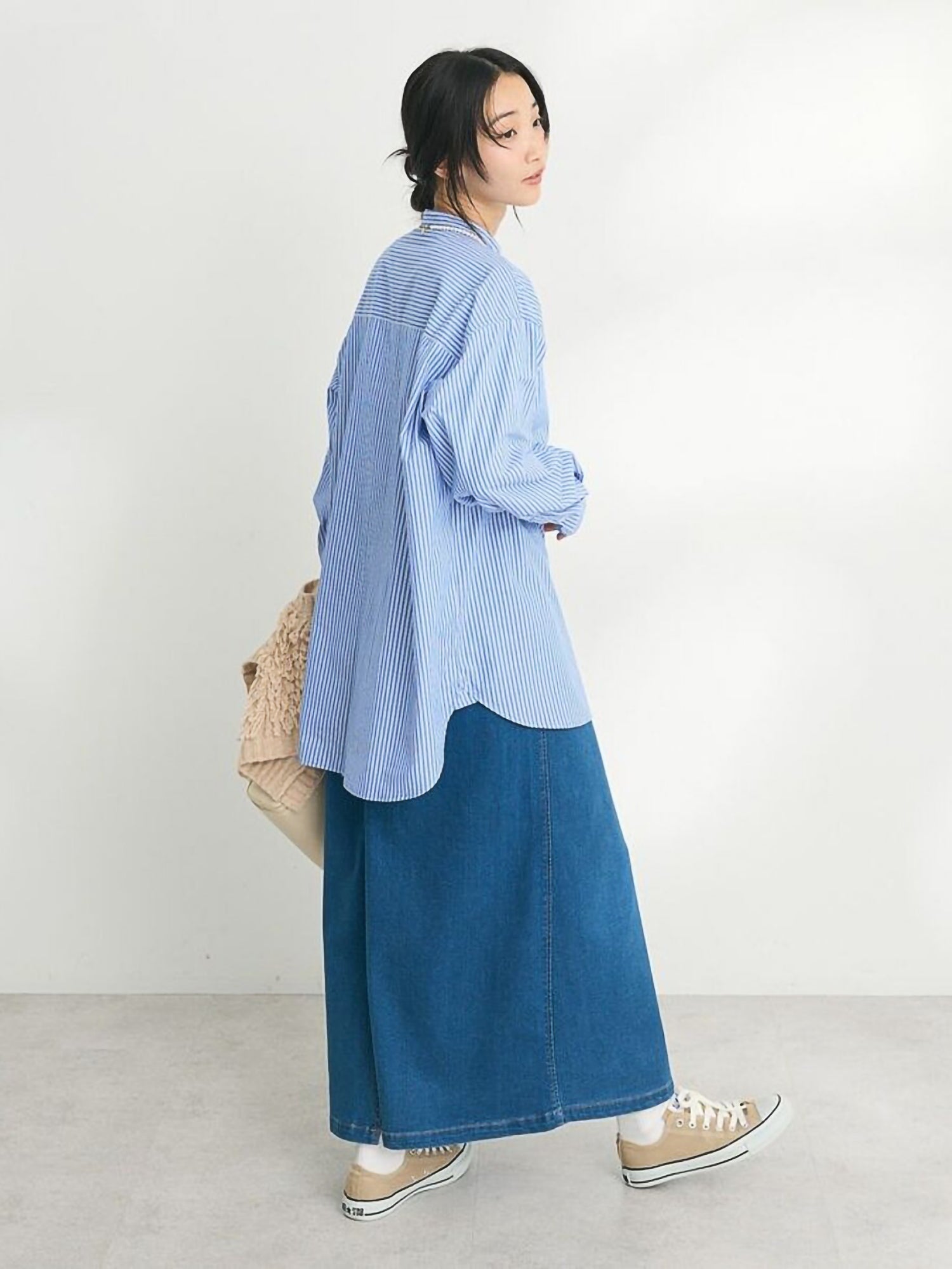 Hayato Band Collar Shirt