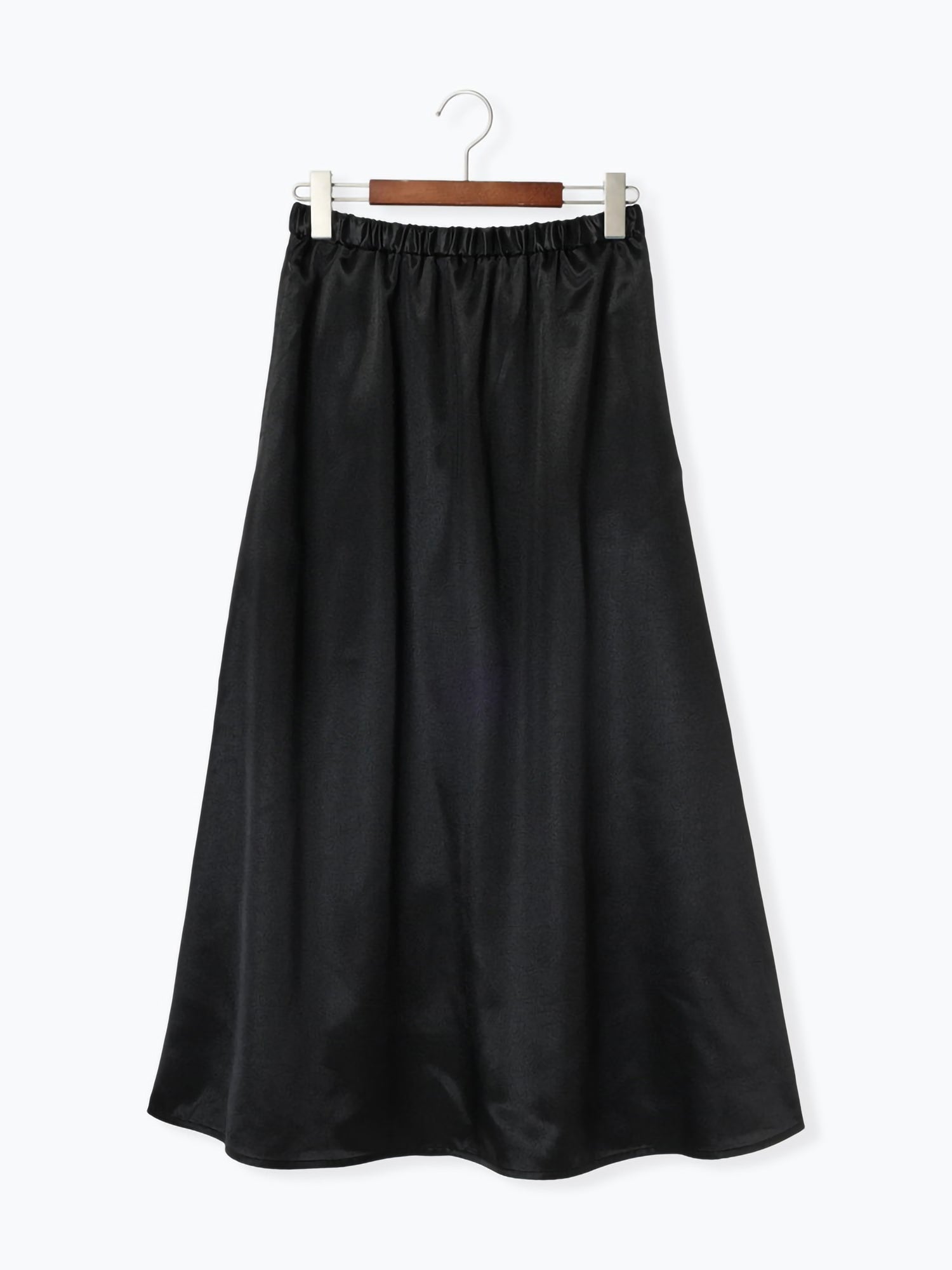 Hideko Satin Flared Skirt
