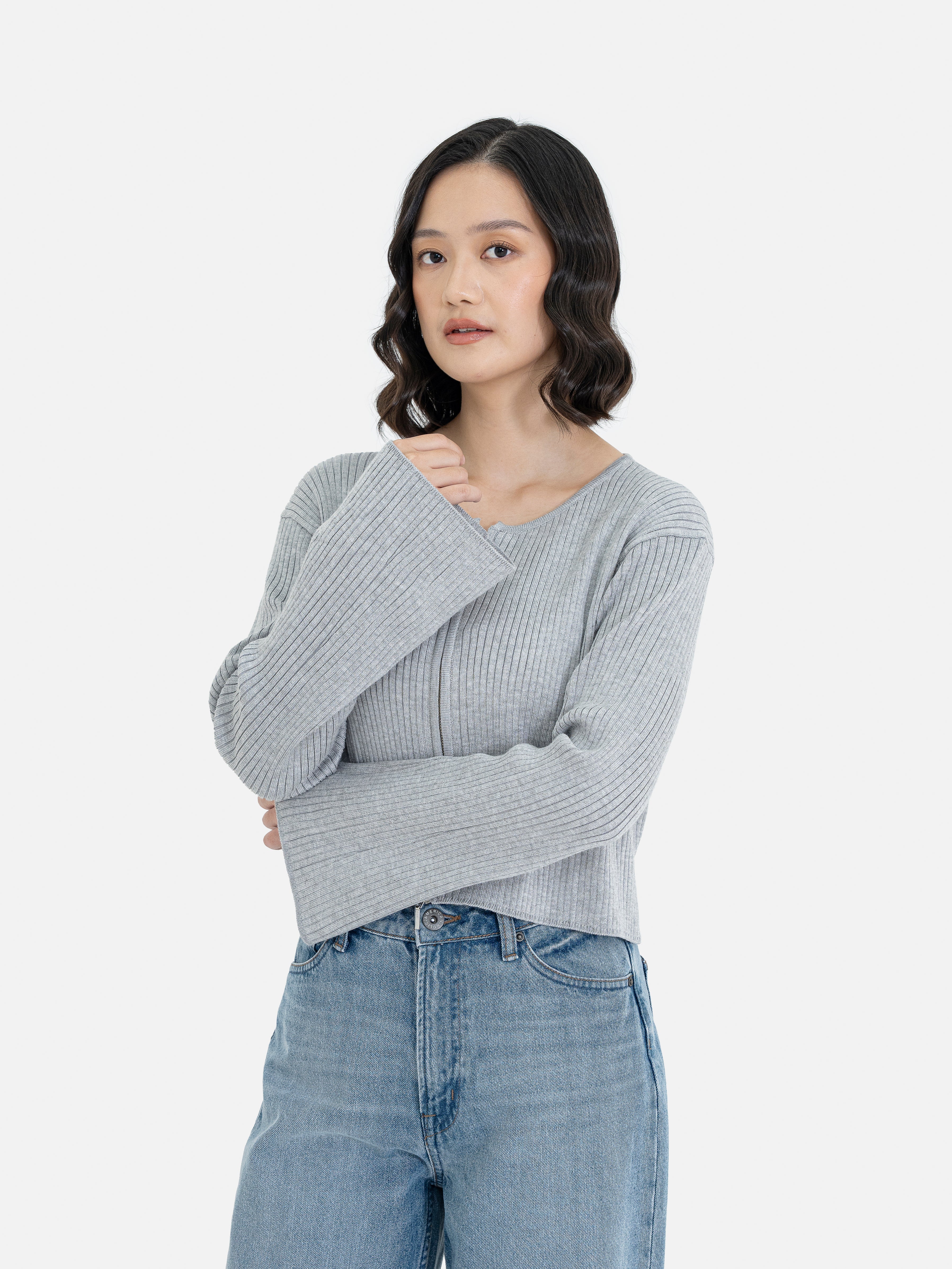 Honoka Double Zip Knit Cardigan