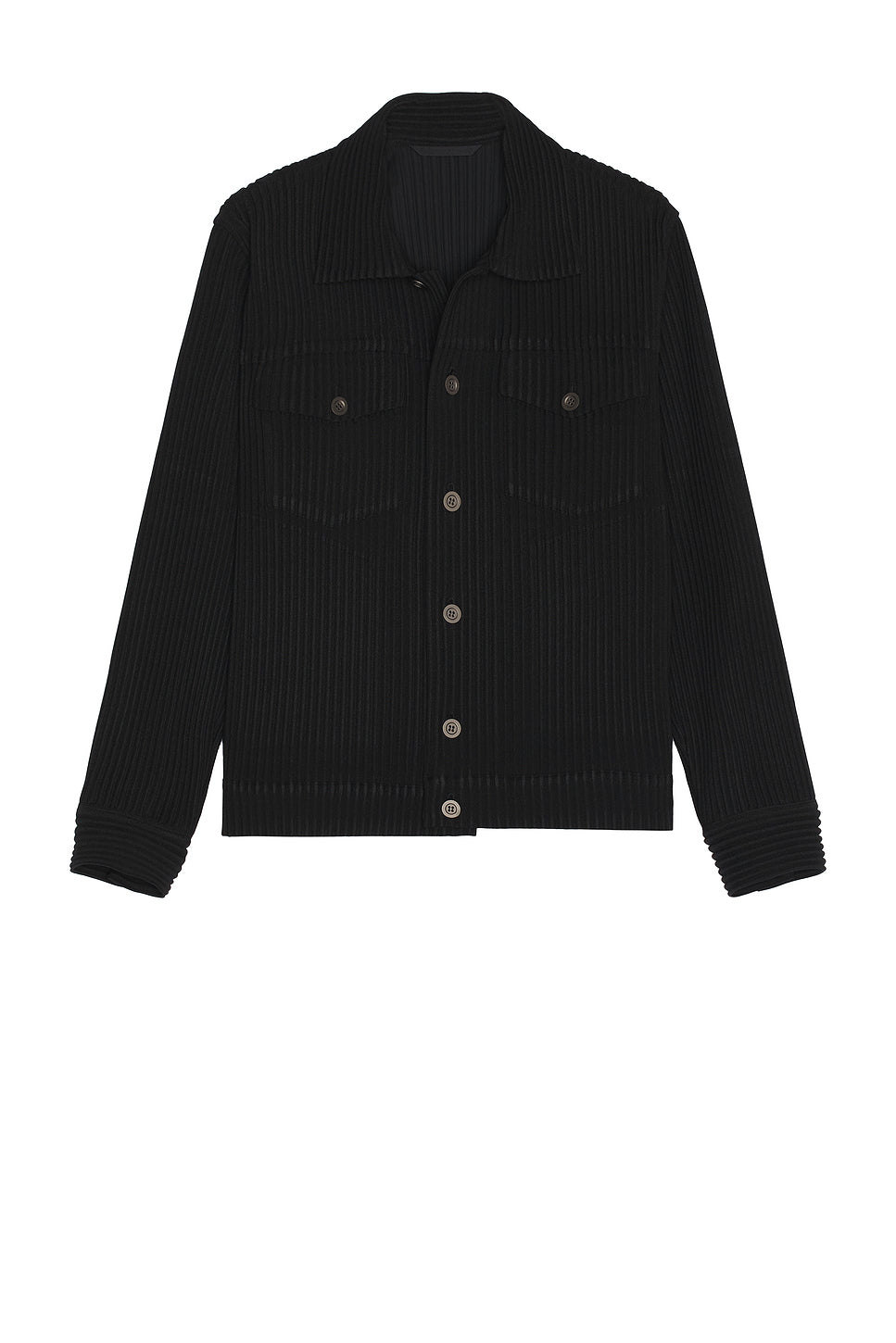 Wool Like Light Collared Blouson