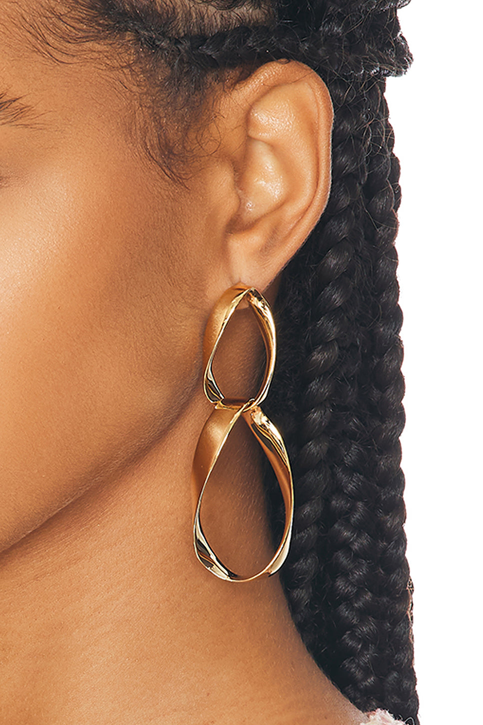 Long Hoop Earrings