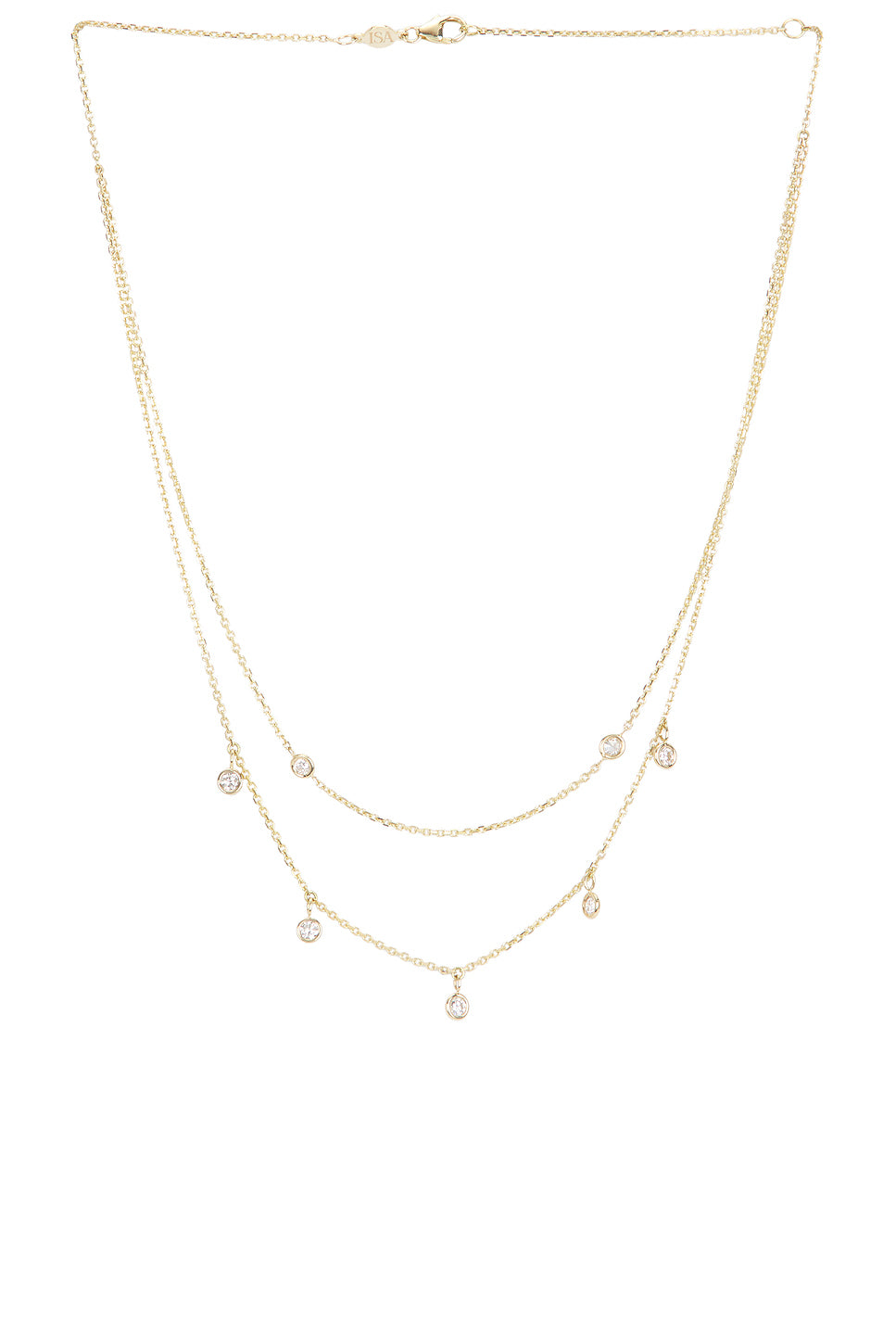 Double Layer Diamond Necklace