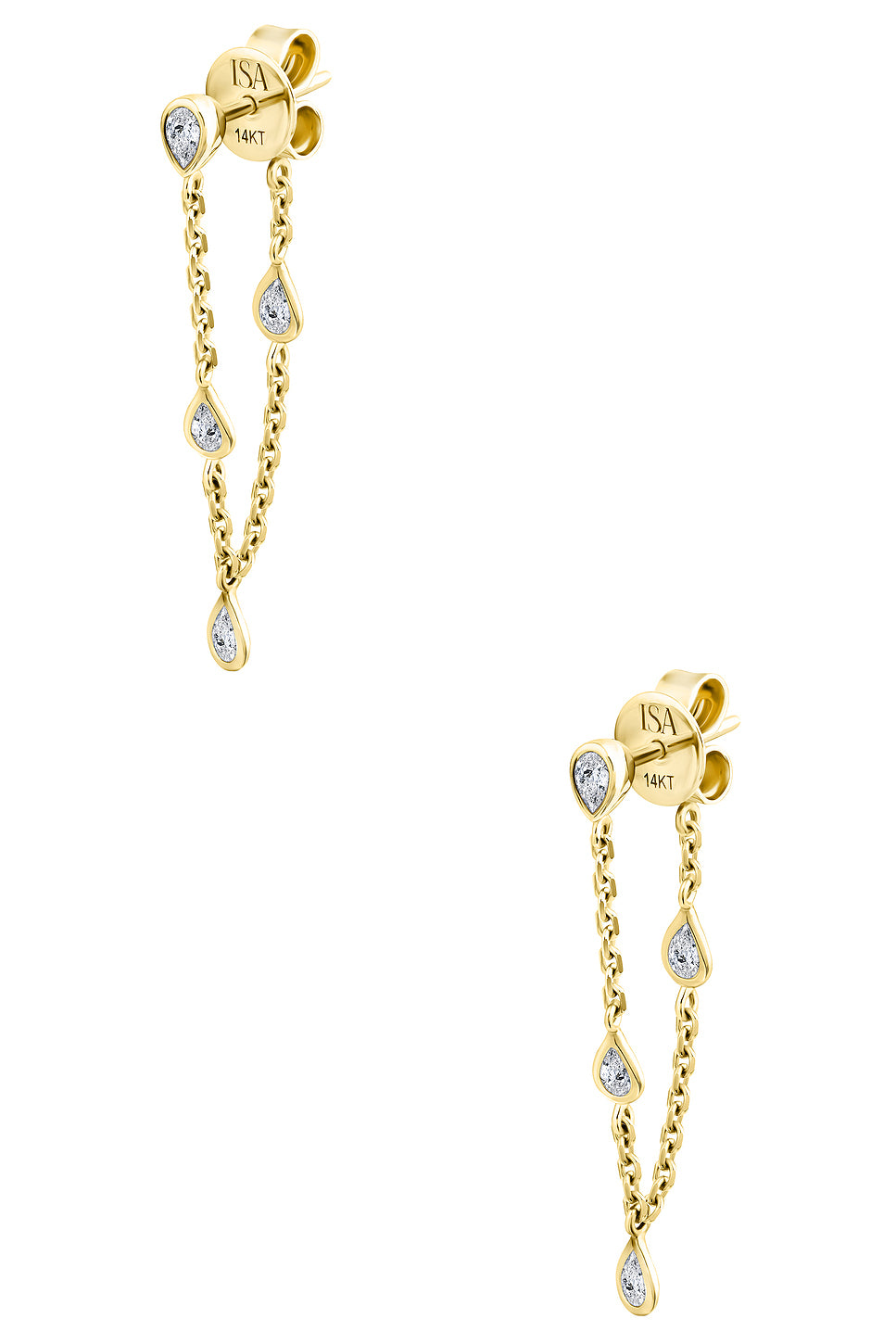 Teardrop Diamond Single Earring