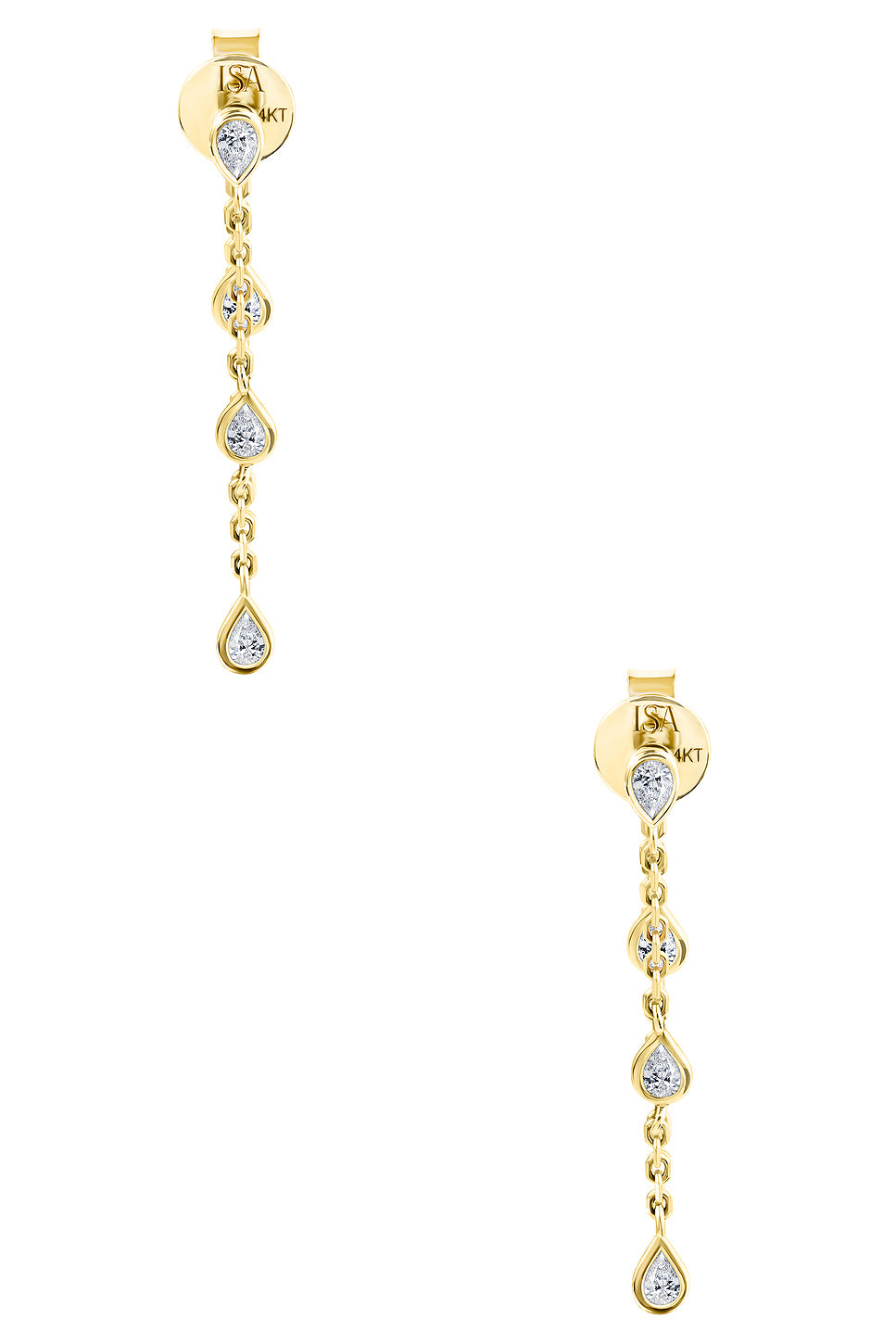 Teardrop Diamond Single Earring