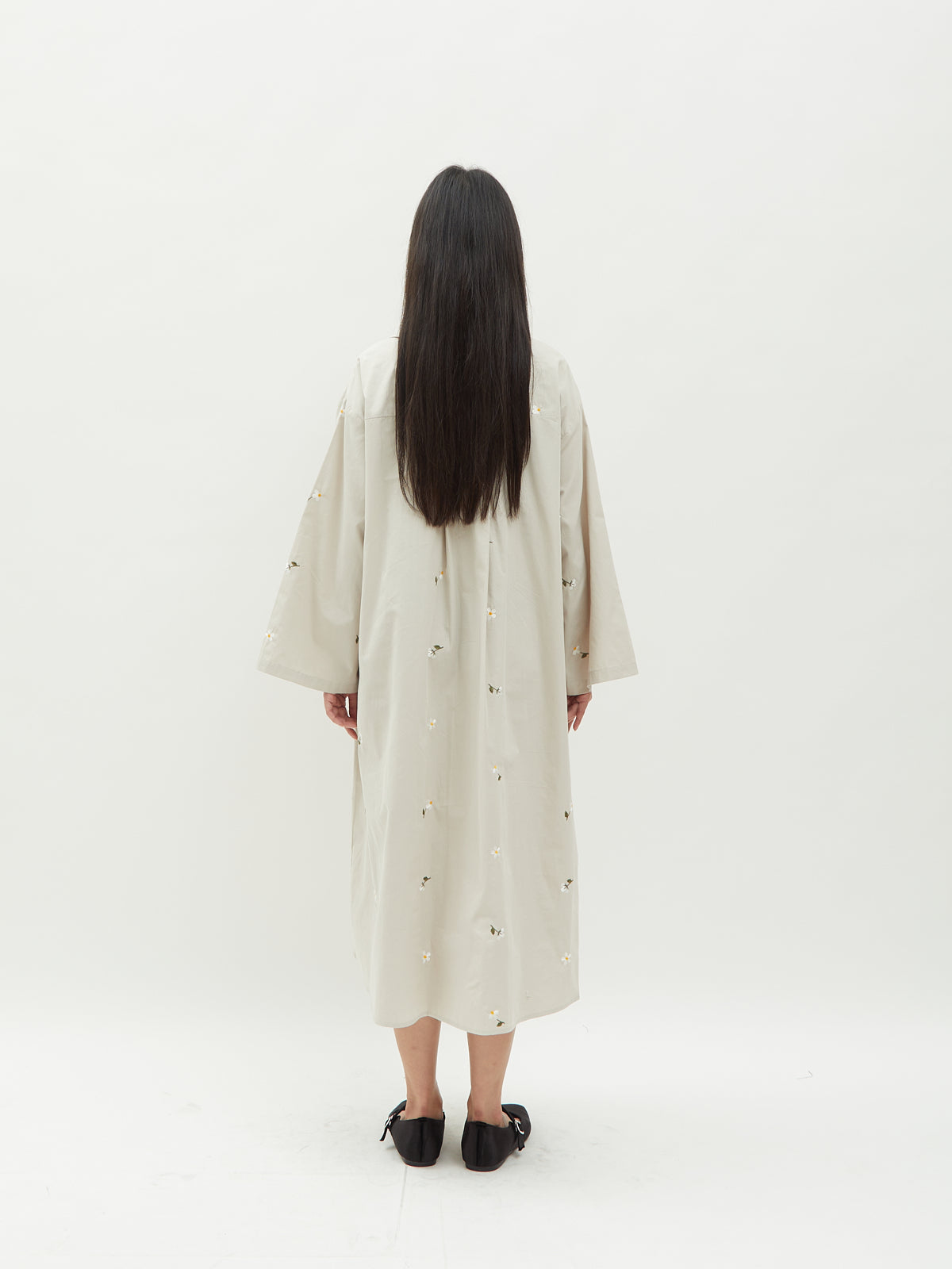 Iora Embroidery Shirt Dress