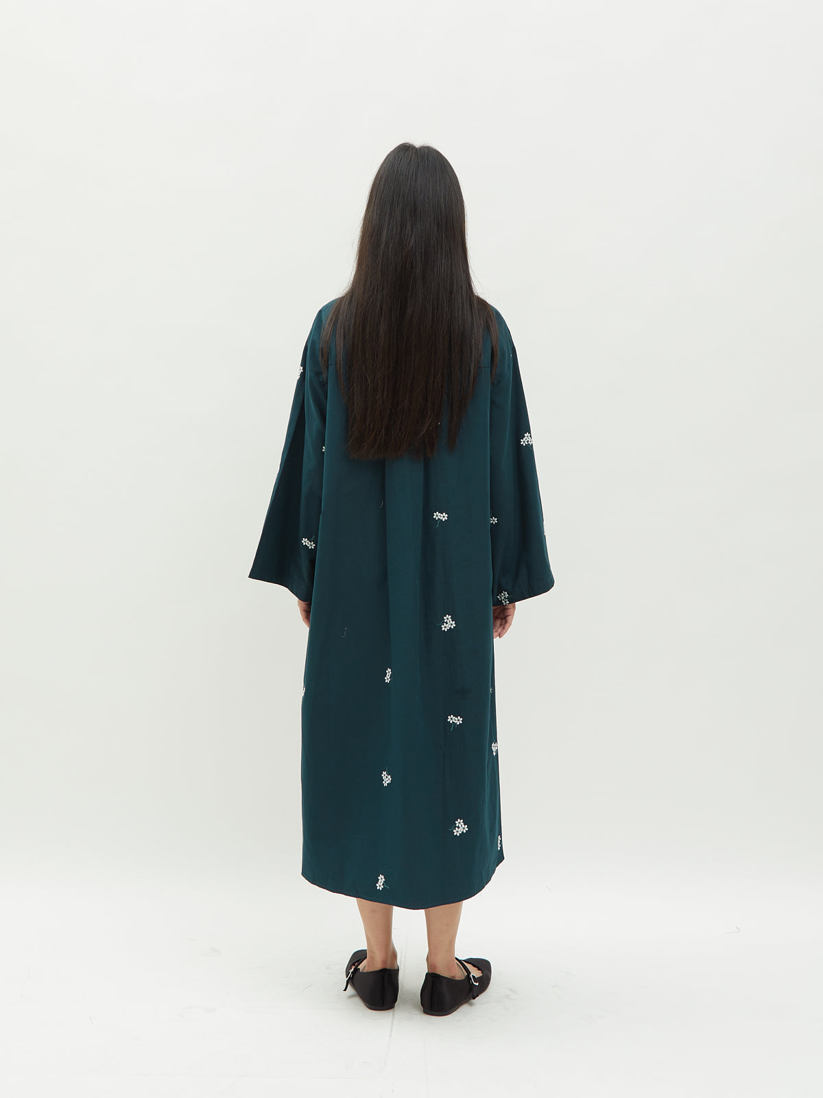 Iora Embroidery Shirt Dress