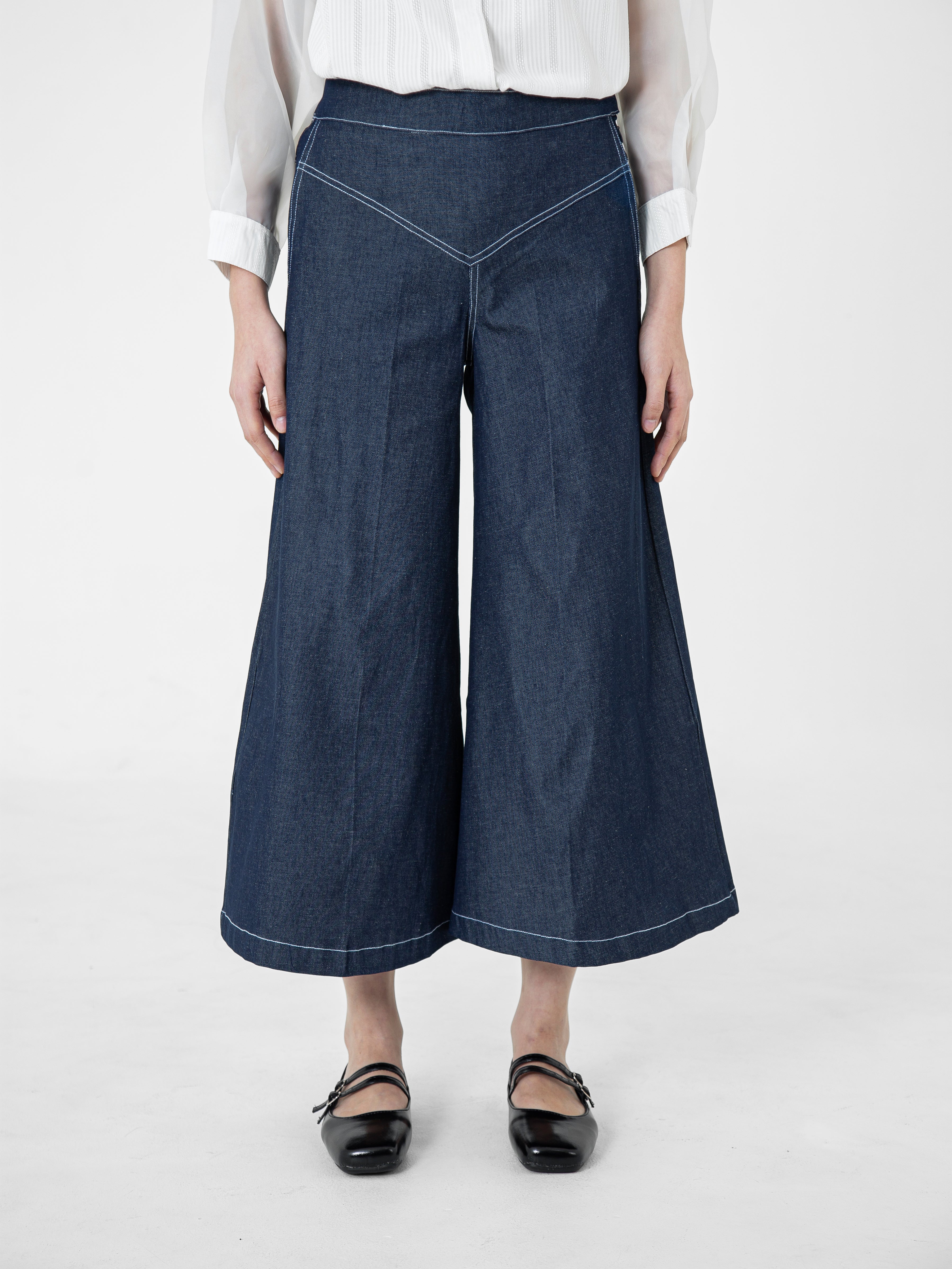 Irma Wide Denim Trousers