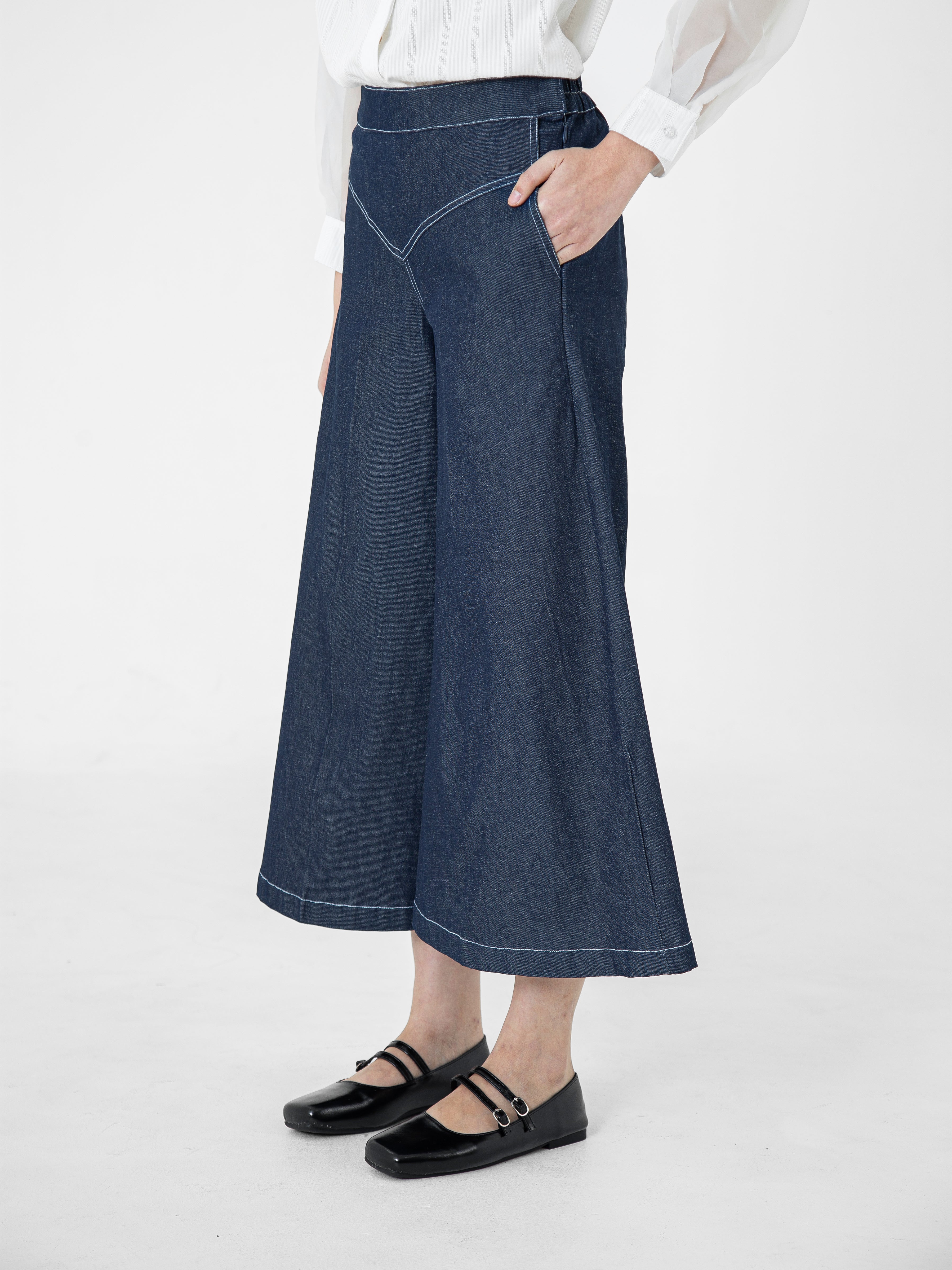 Irma Wide Denim Trousers