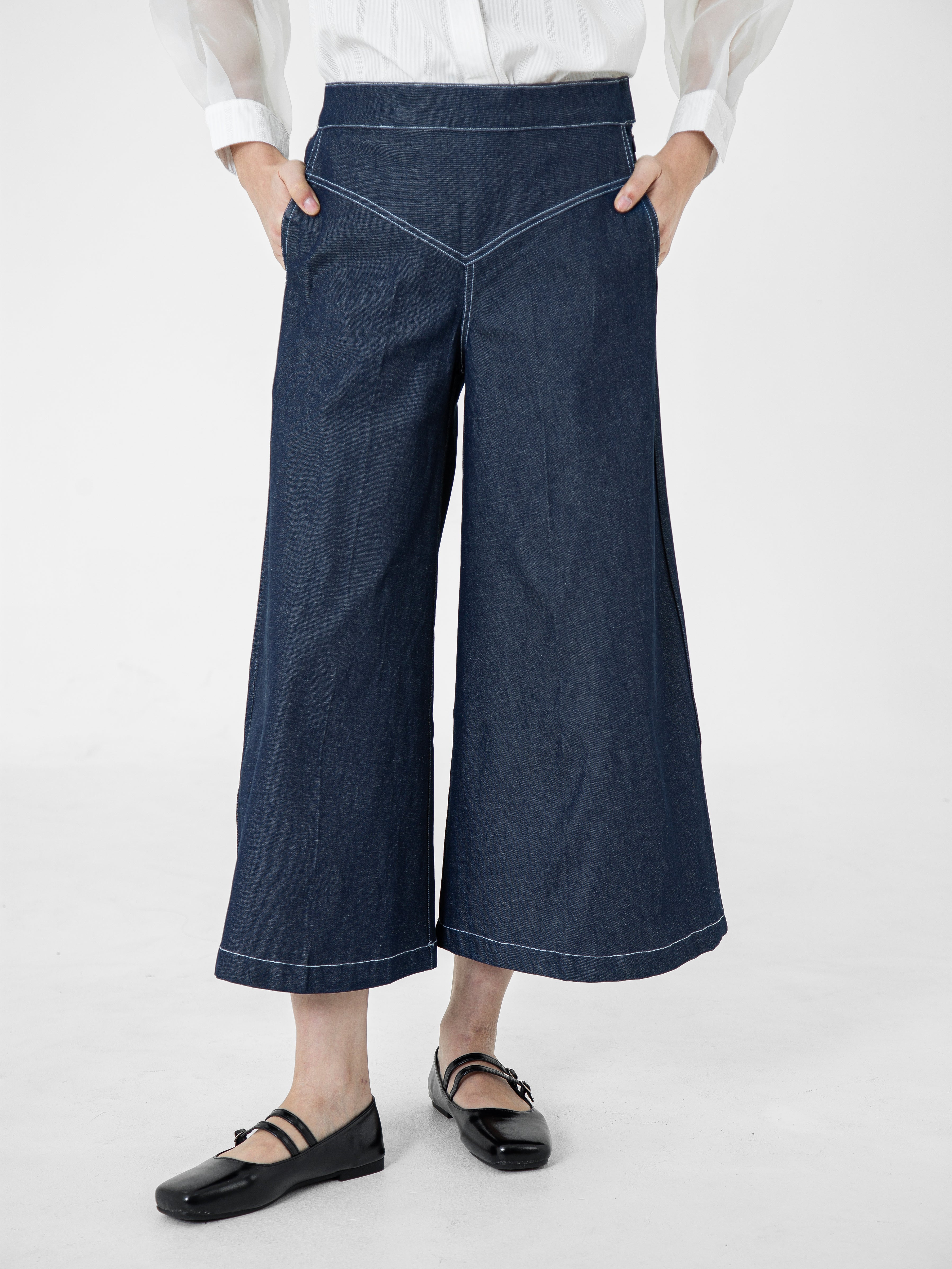 Irma Wide Denim Trousers