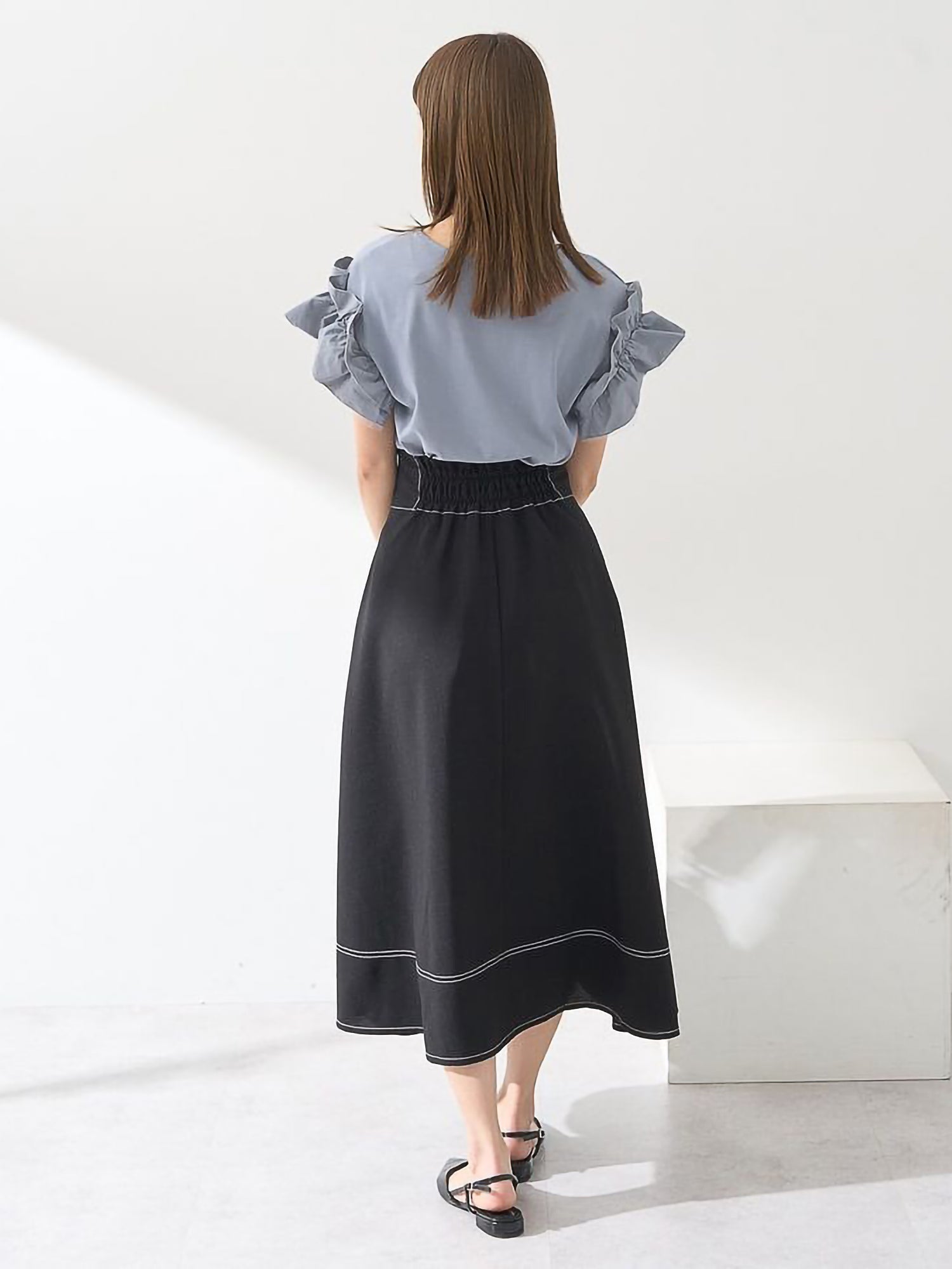 Isana Fold-Over Waist Skirt