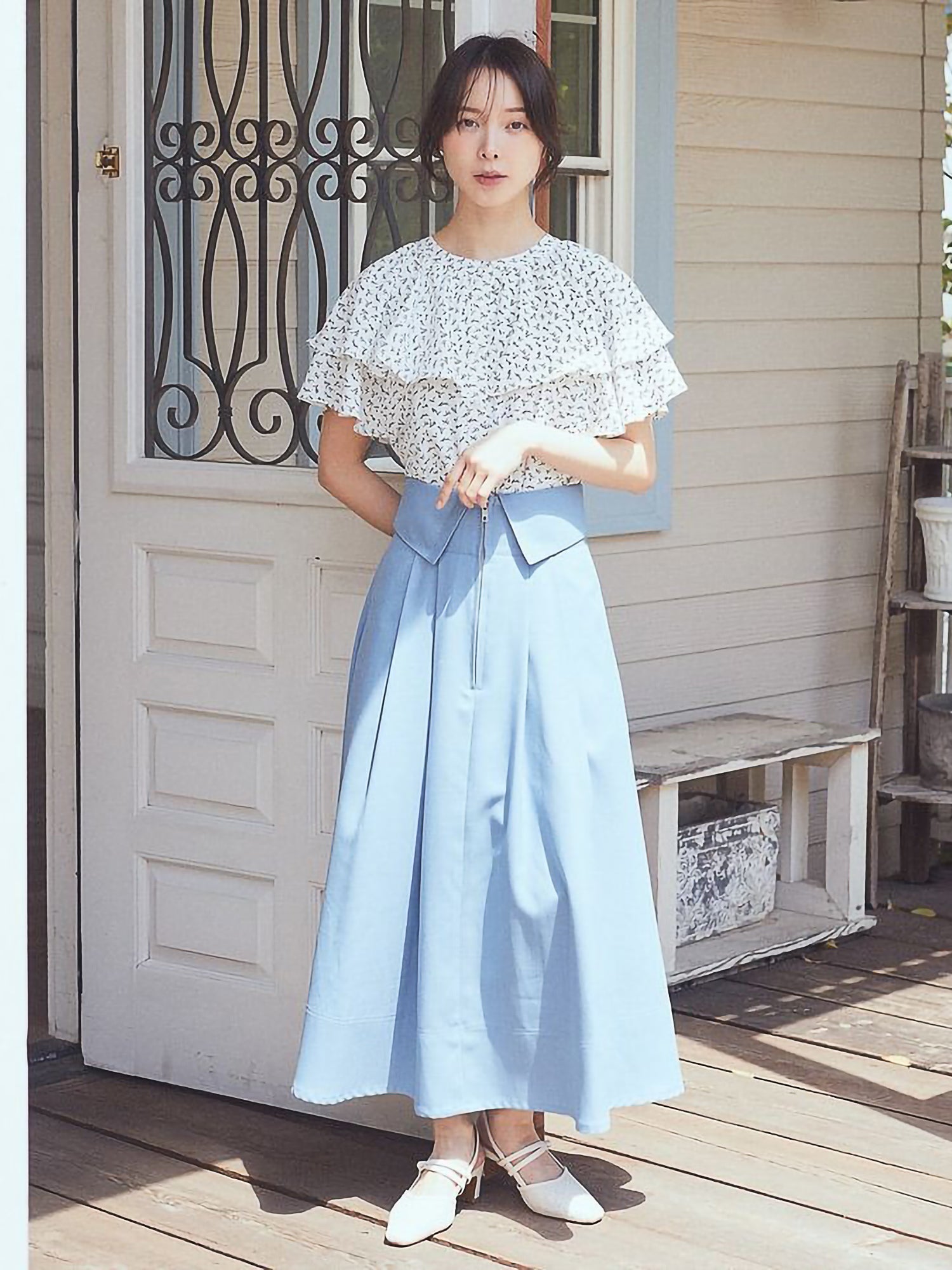Isana Fold-Over Waist Skirt