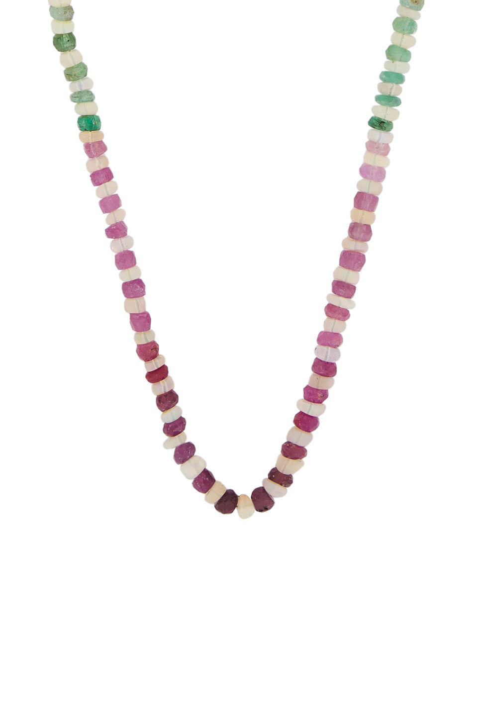 Rainbow Sapphire Opal Connection Necklace