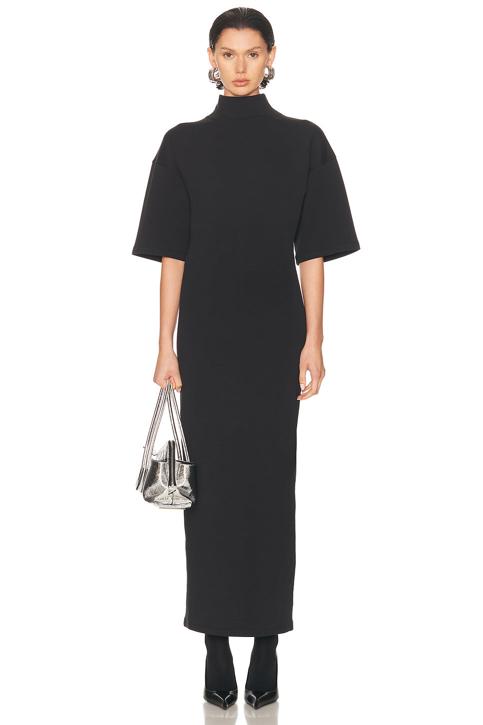 High Neck Long Dress
