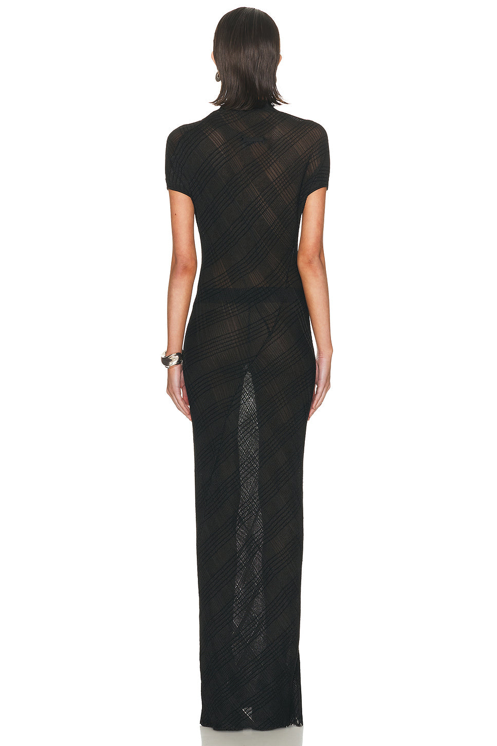 Stripes Bias Long Dress