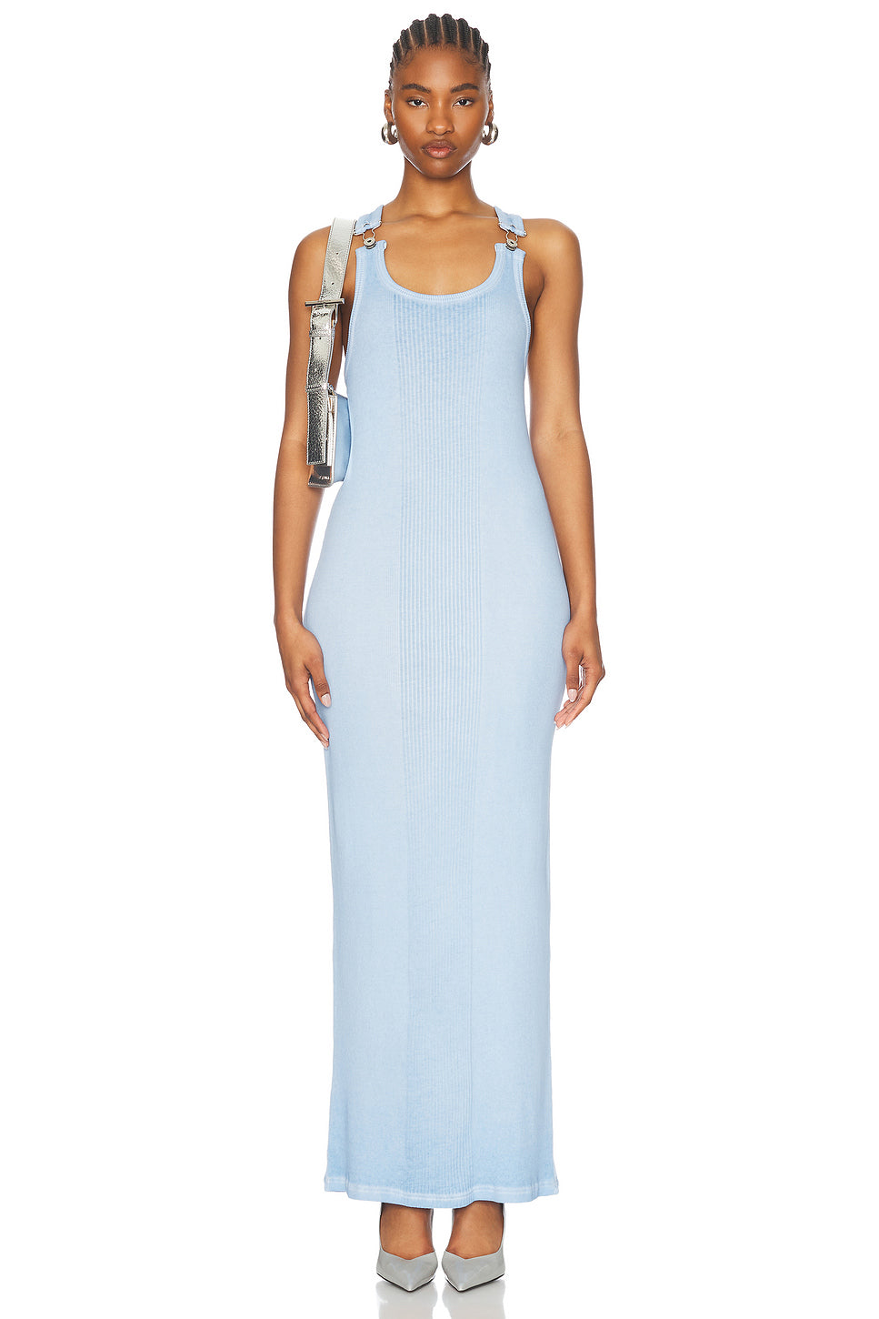 Overall Clip Long Dress