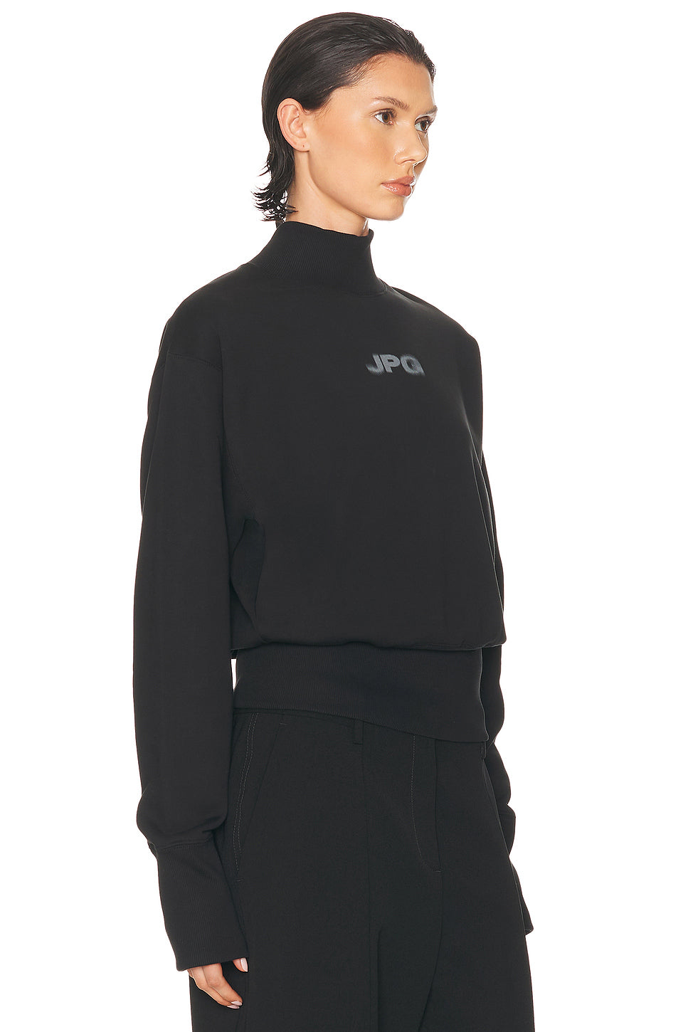 Cropped Crew Neck Jpg Sweater