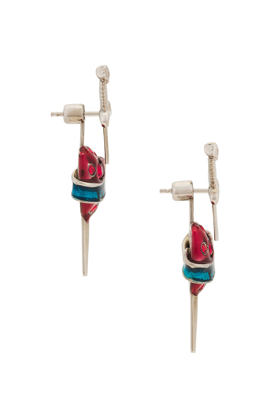 Heart And Sword Earrings