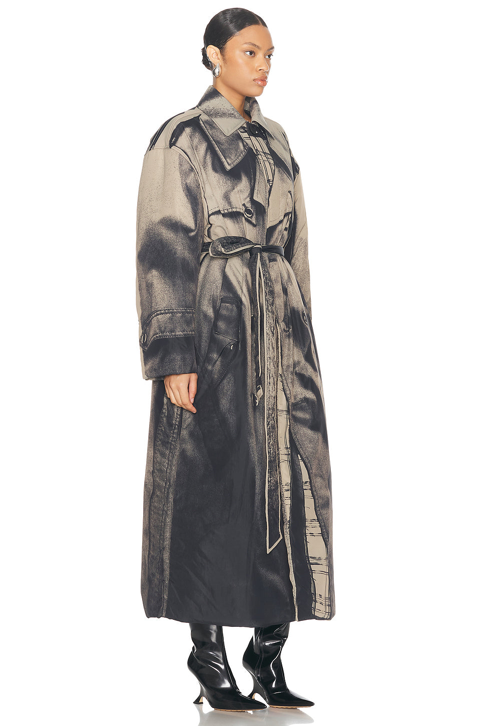 Nylon Padded Trench