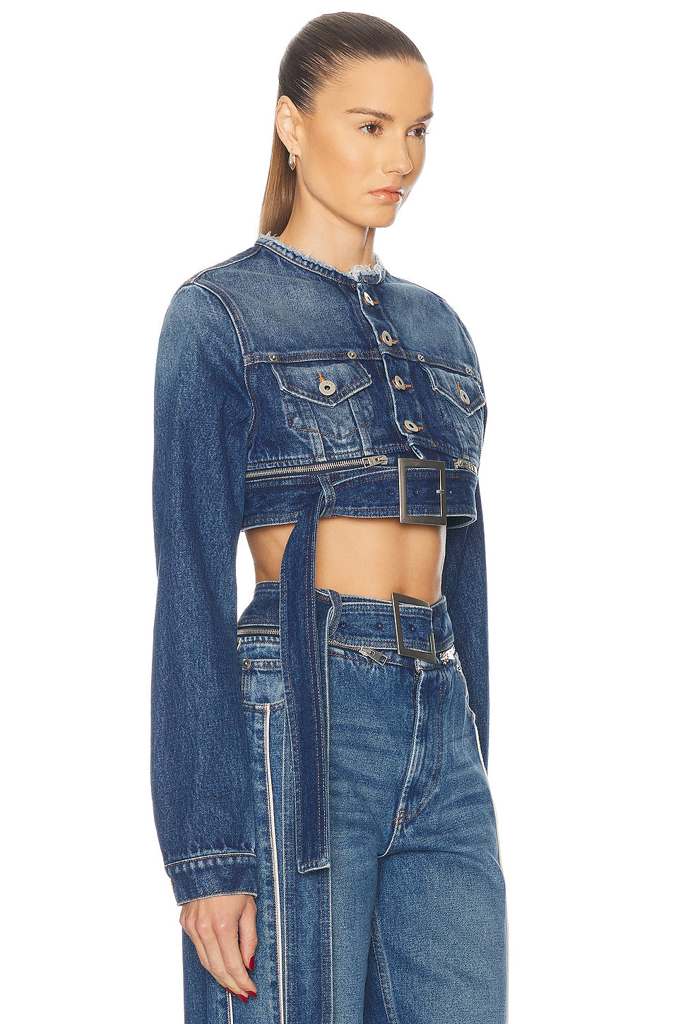 Super Cropped Denim Jacket