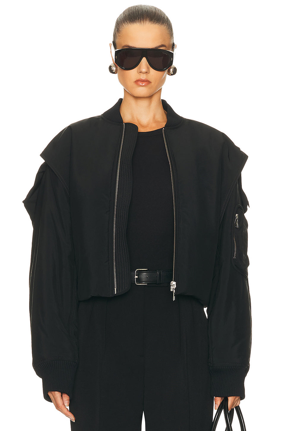 Hidden Hood Bomber Jacket
