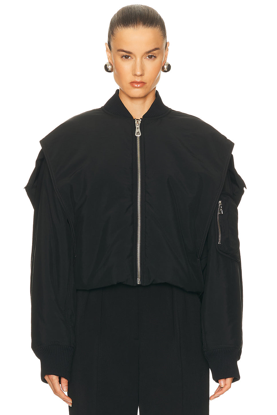 Hidden Hood Bomber Jacket