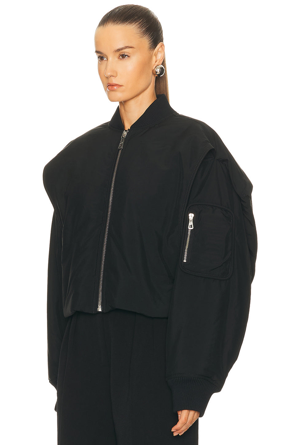 Hidden Hood Bomber Jacket