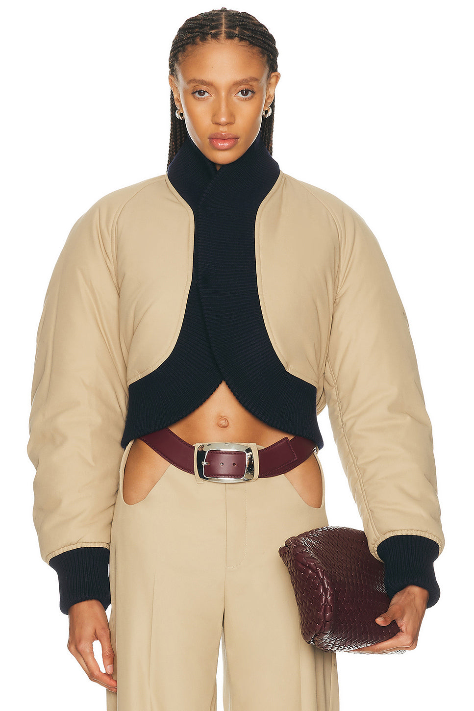 Round Bomber Jacket