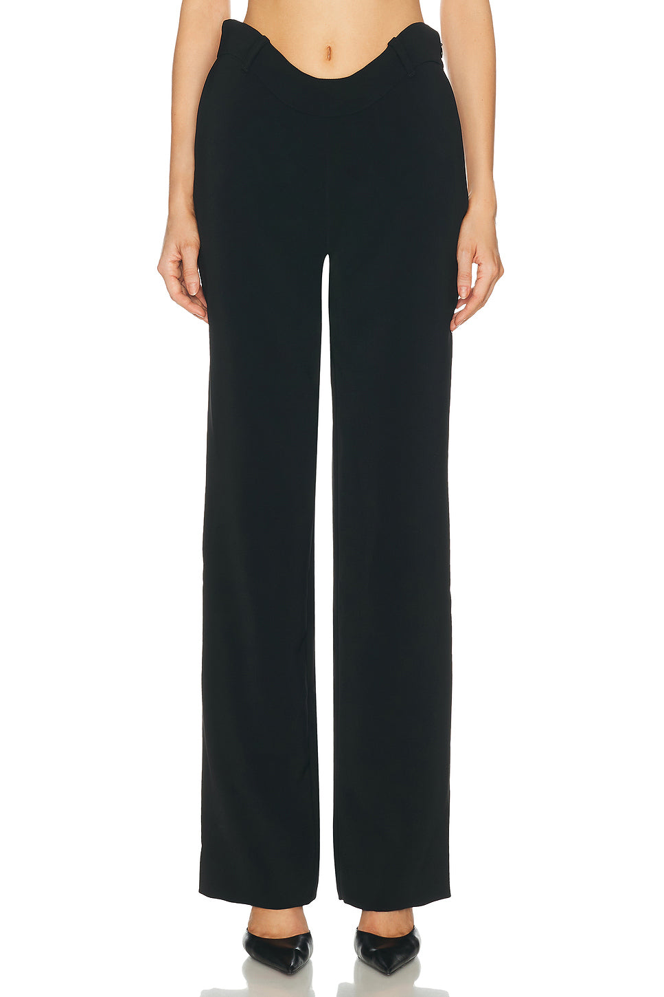 Wavy Waistband Tailoring Trouser