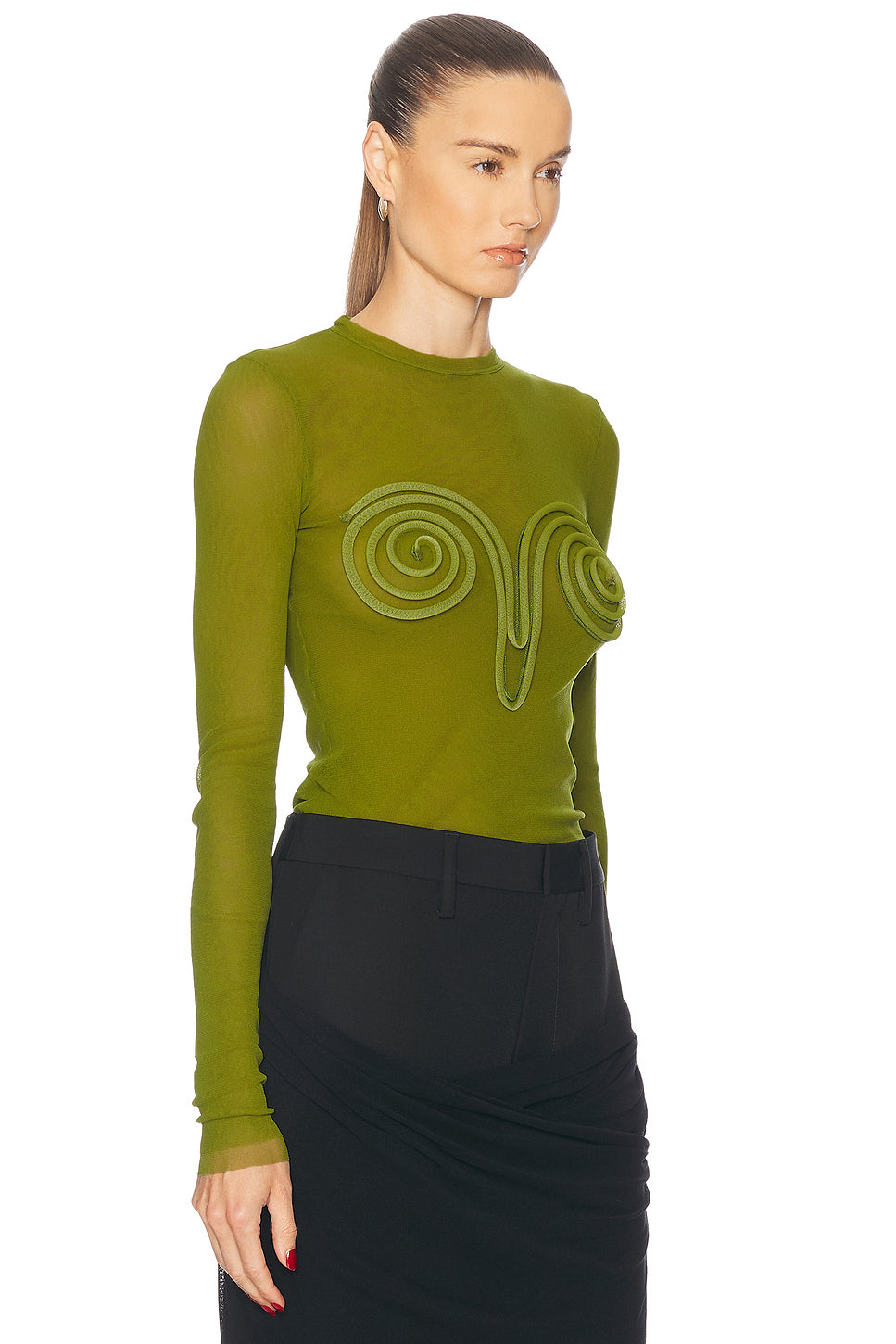 Spiral Long Sleeve Top