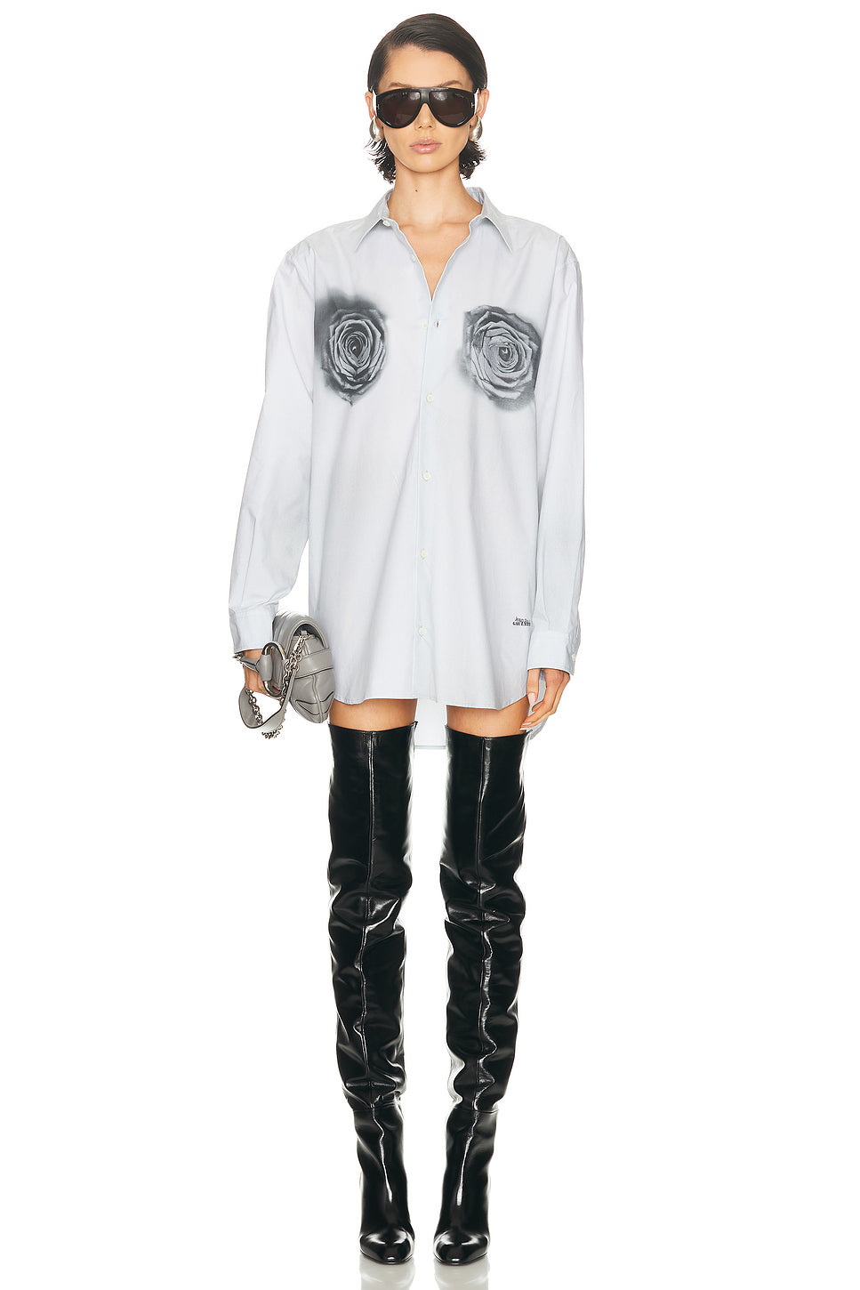 Blurry Roses Unisex Printed Shirt