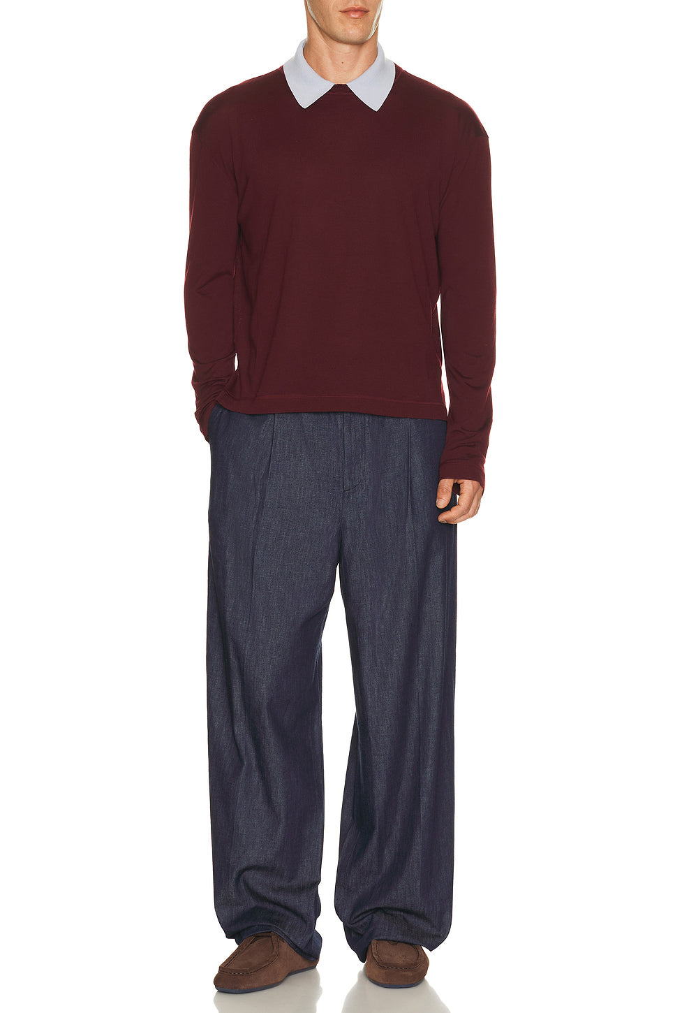 Long Sleeve Polo Jumper