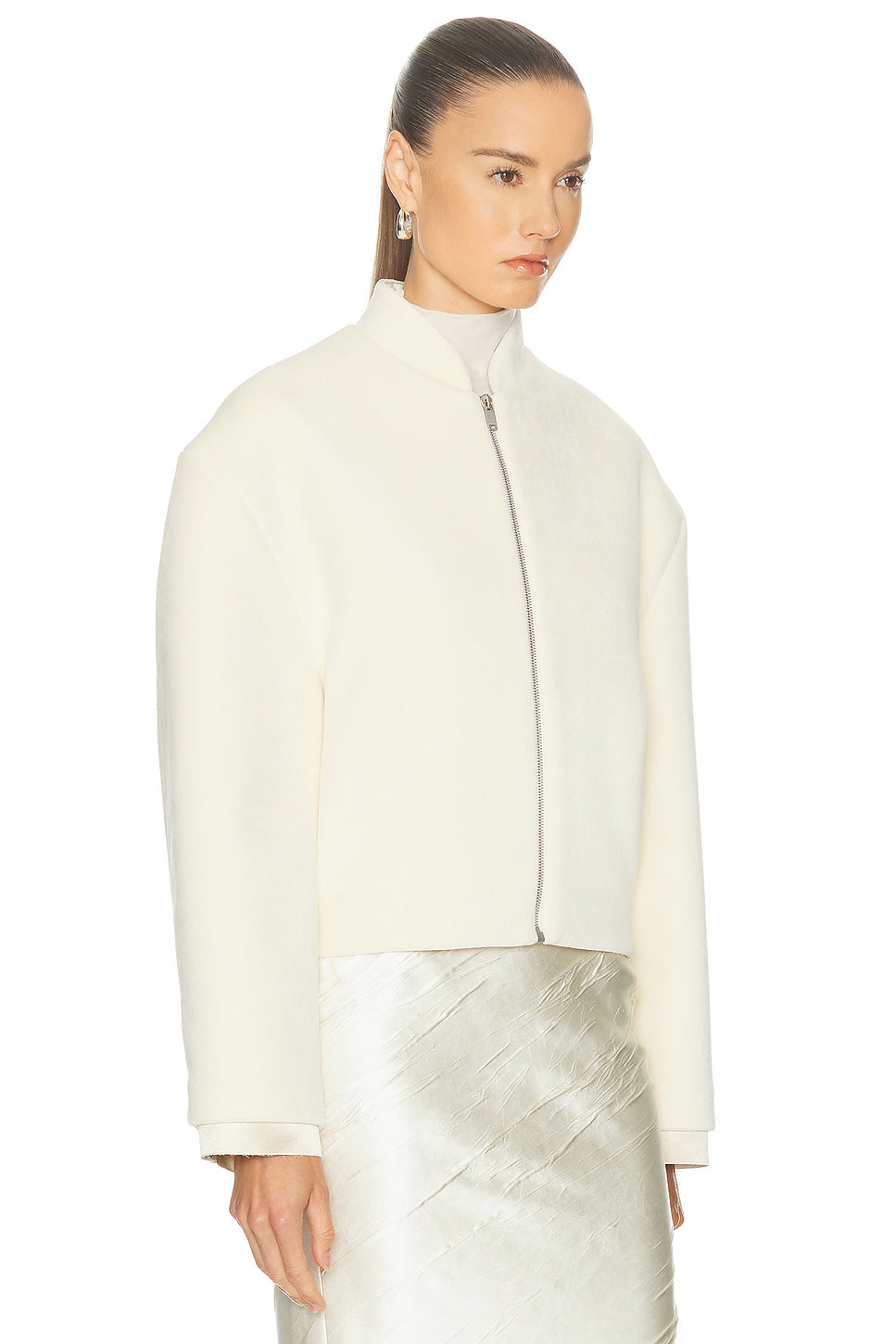 Velvet Zip Up Jacket