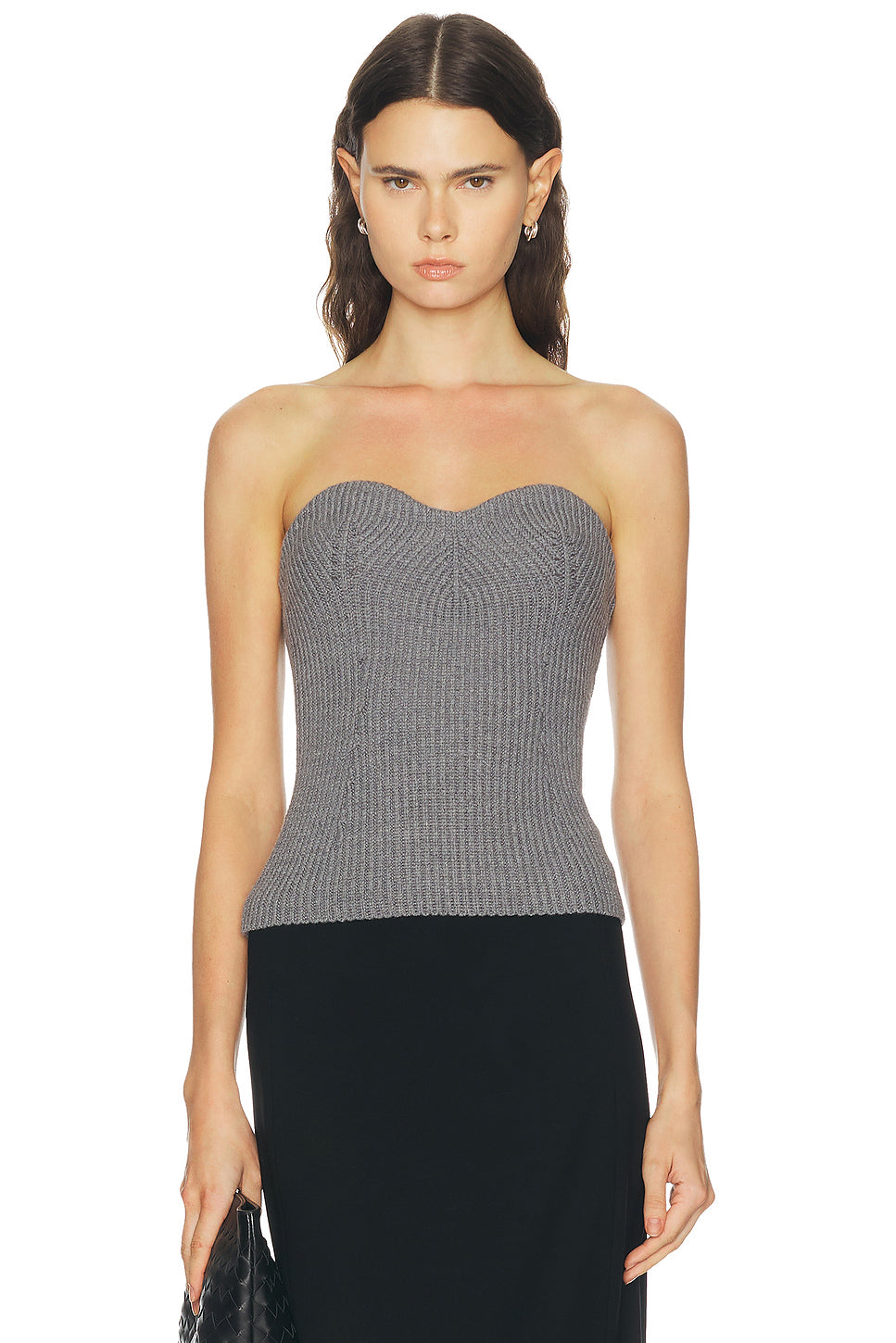 Strapless Knit Top