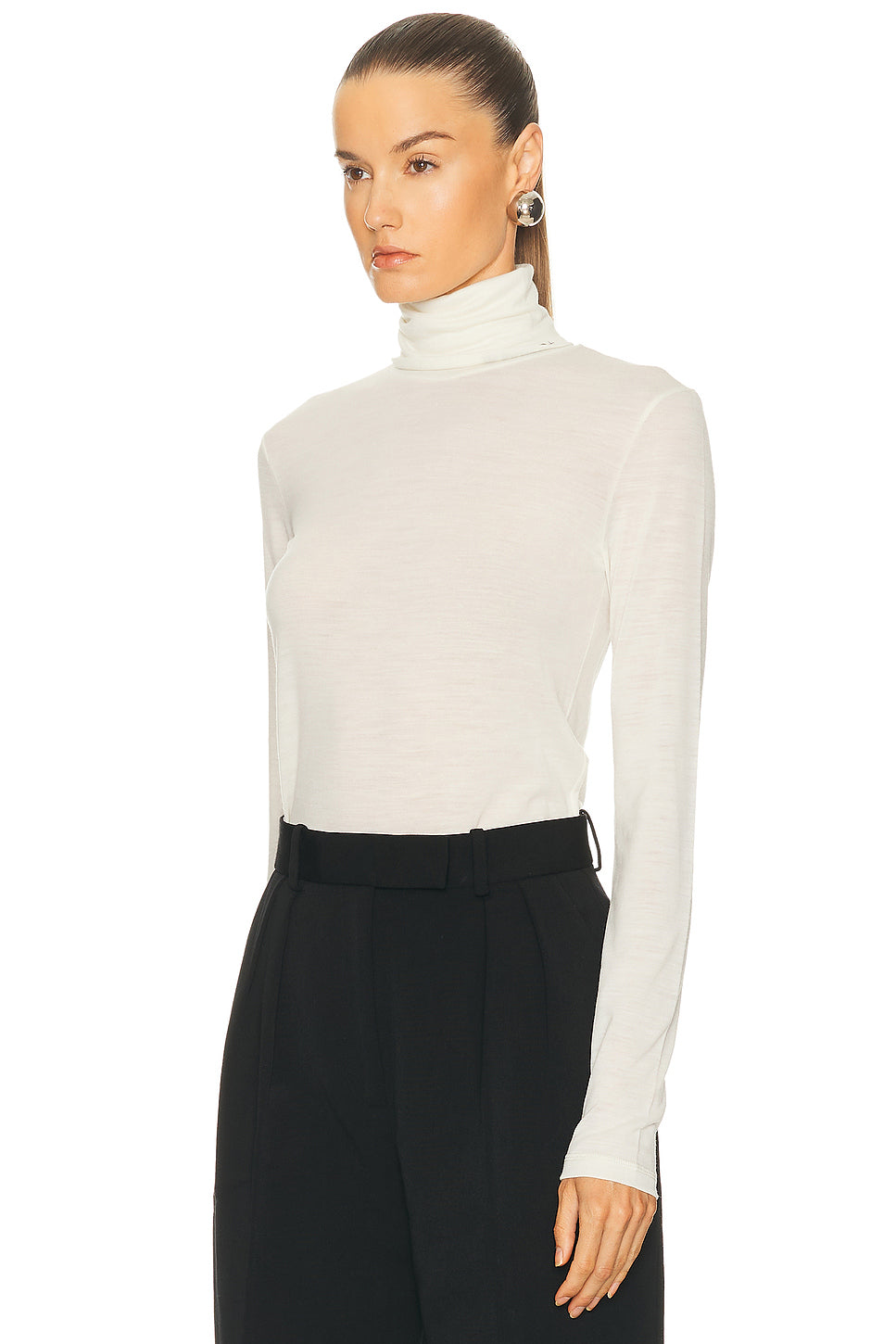 Turtleneck T-shirt