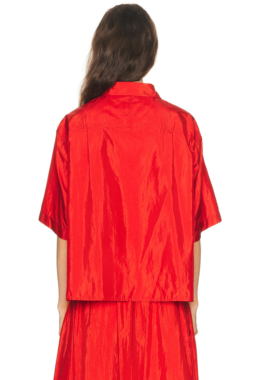 Short Sleeve Button Up Top