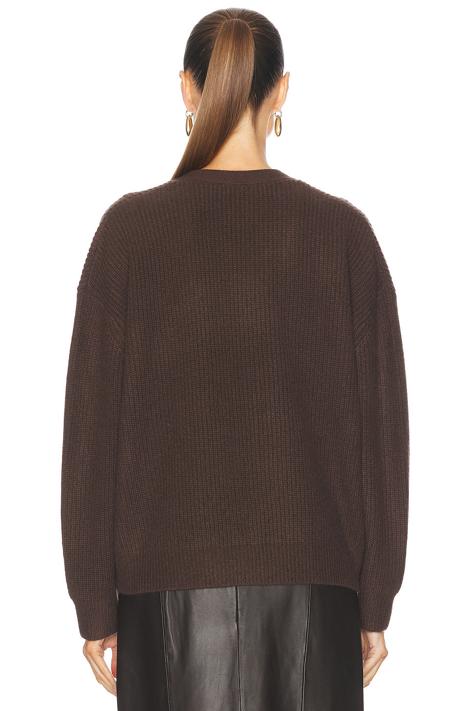 Cropped Cashmere Cocoon Cardigan