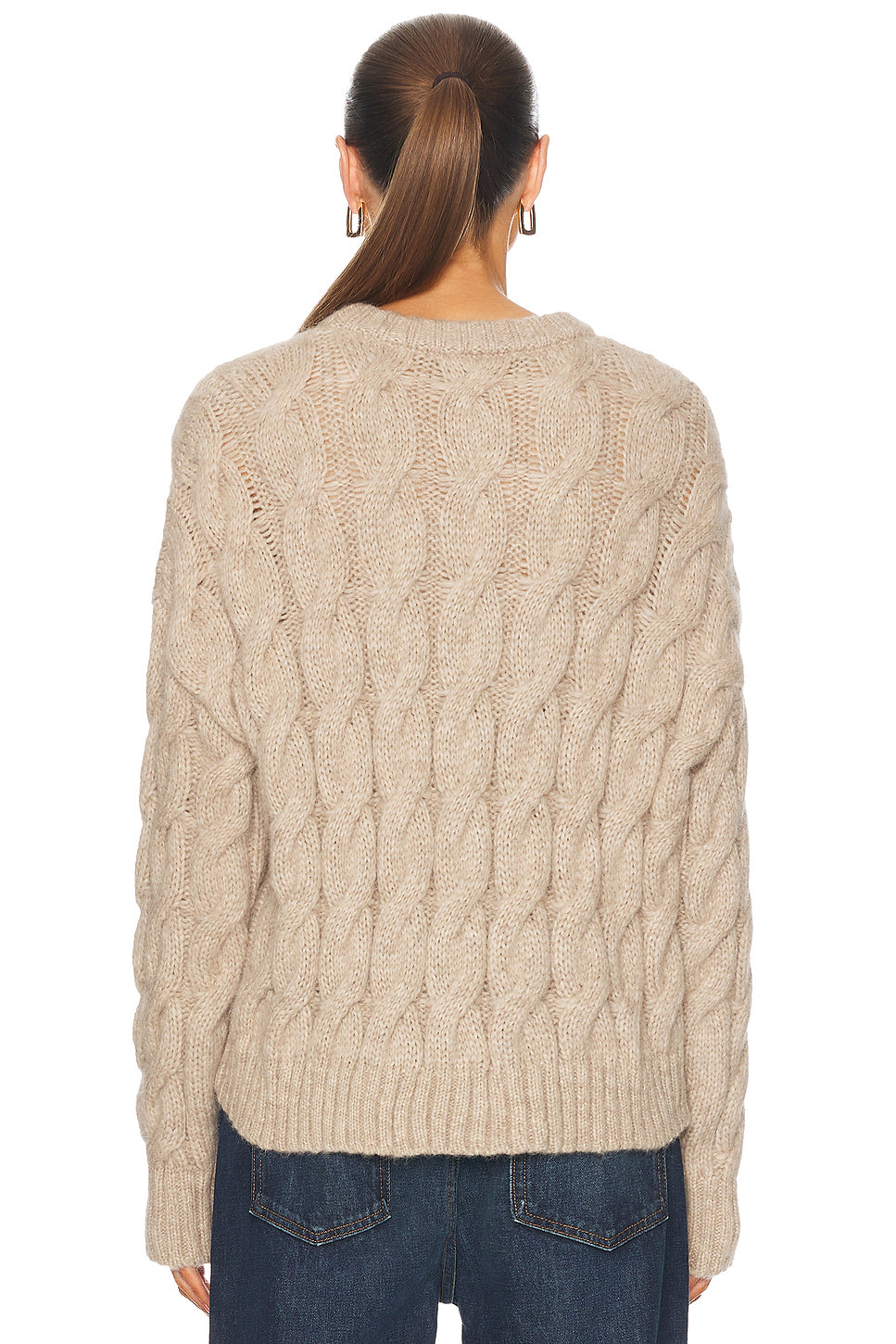 Cable Serena Crewneck Sweater