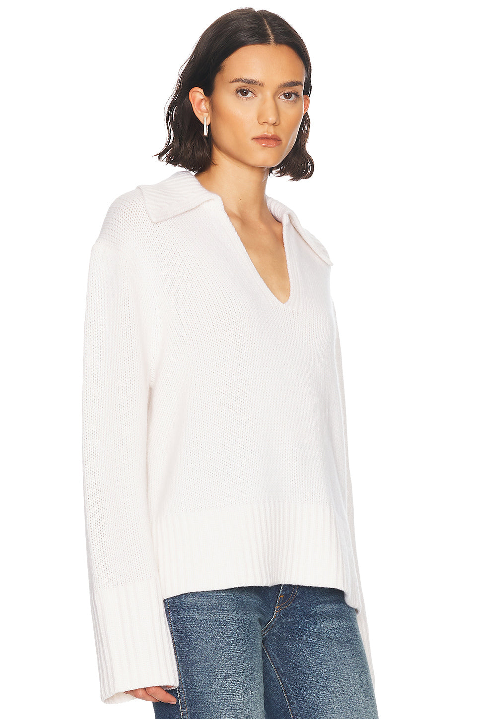 Cashmere Phoebe Polo Sweater