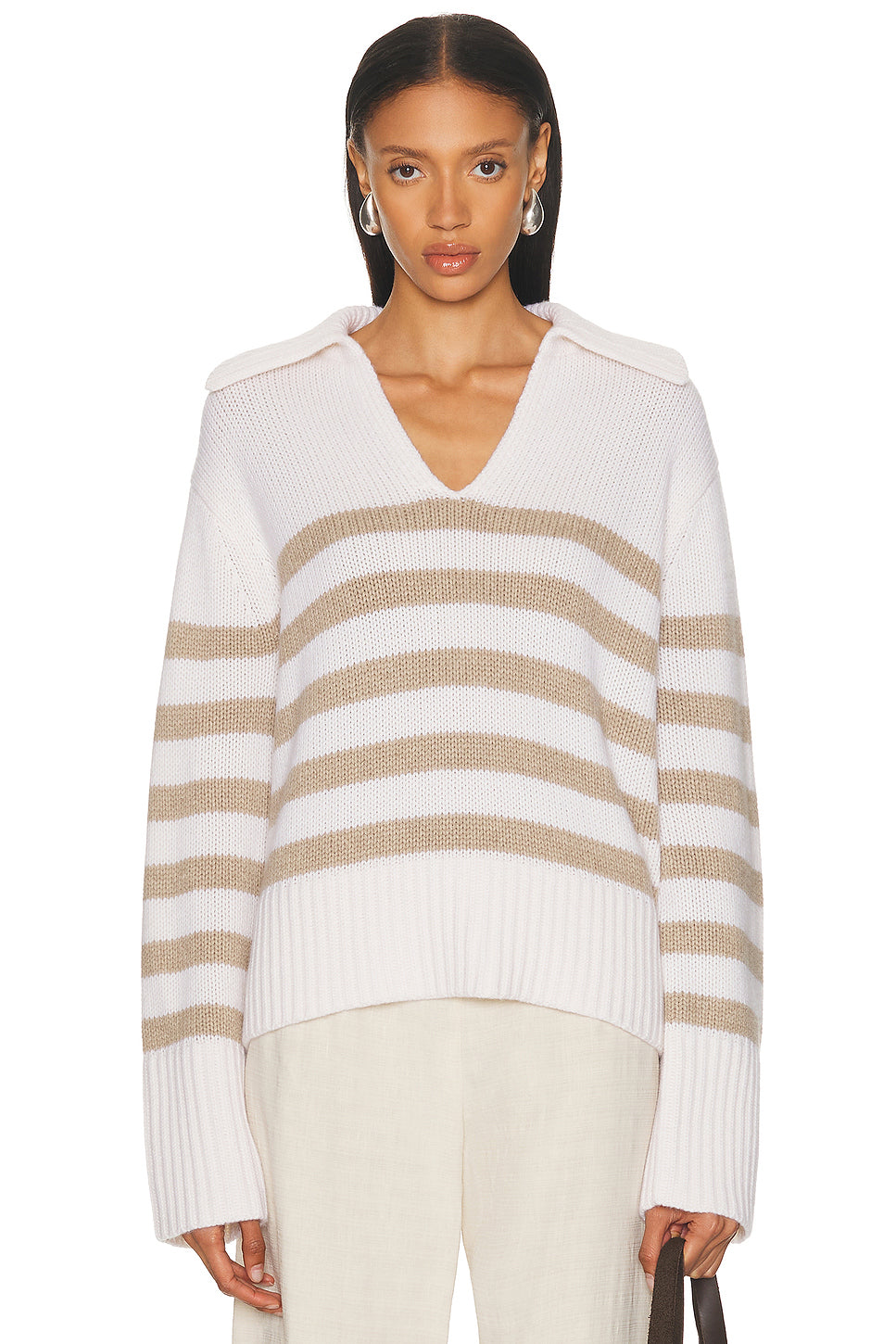 Cashmere Phoebe Polo Sweater