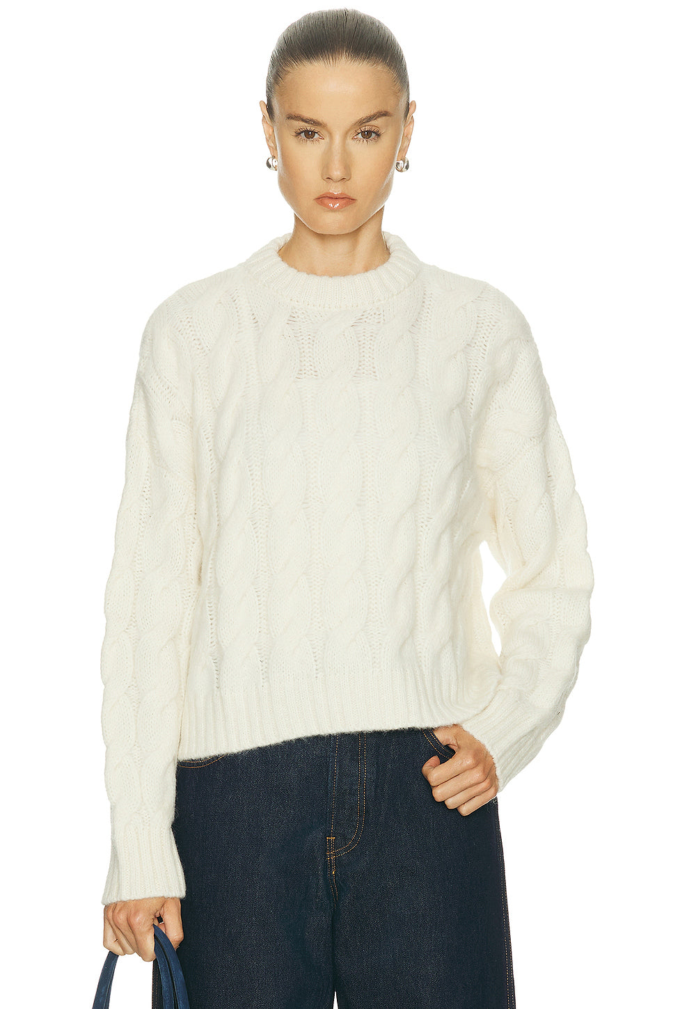 Cable Serena Crewneck Sweater