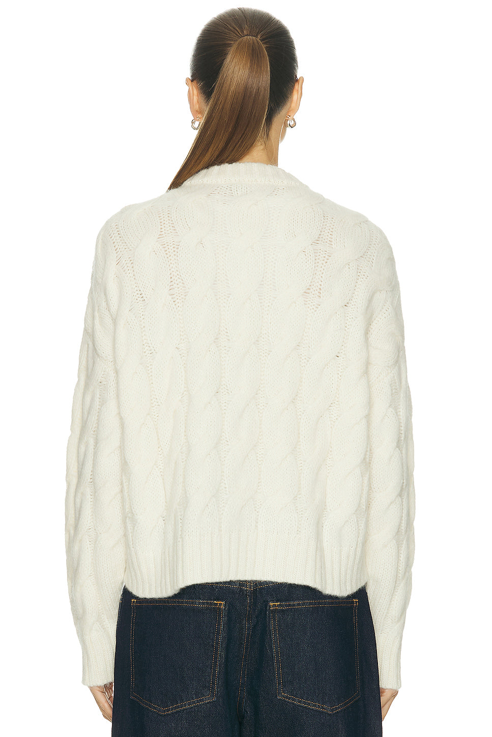 Cable Serena Crewneck Sweater