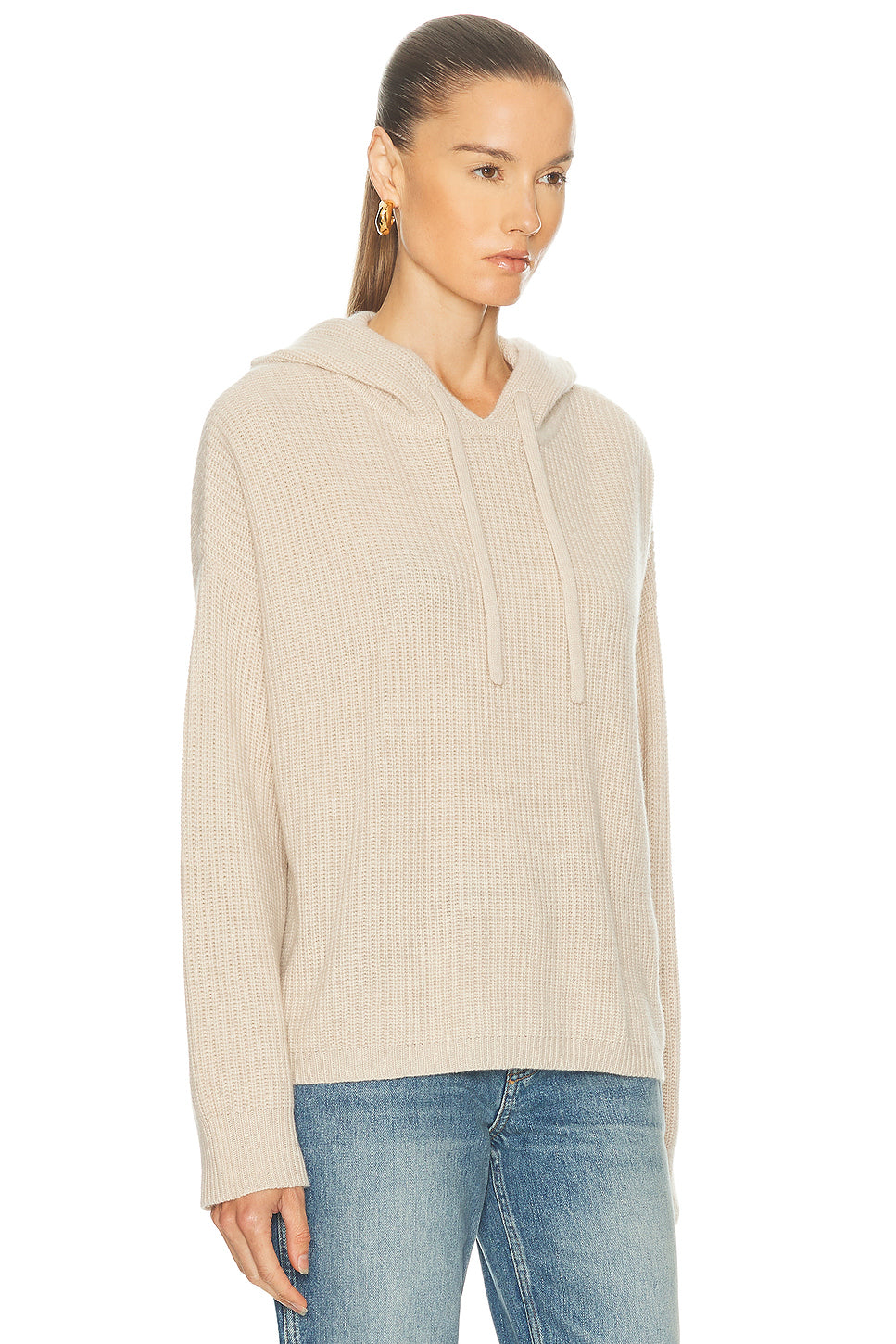 Cashmere Fisherman Hoodie