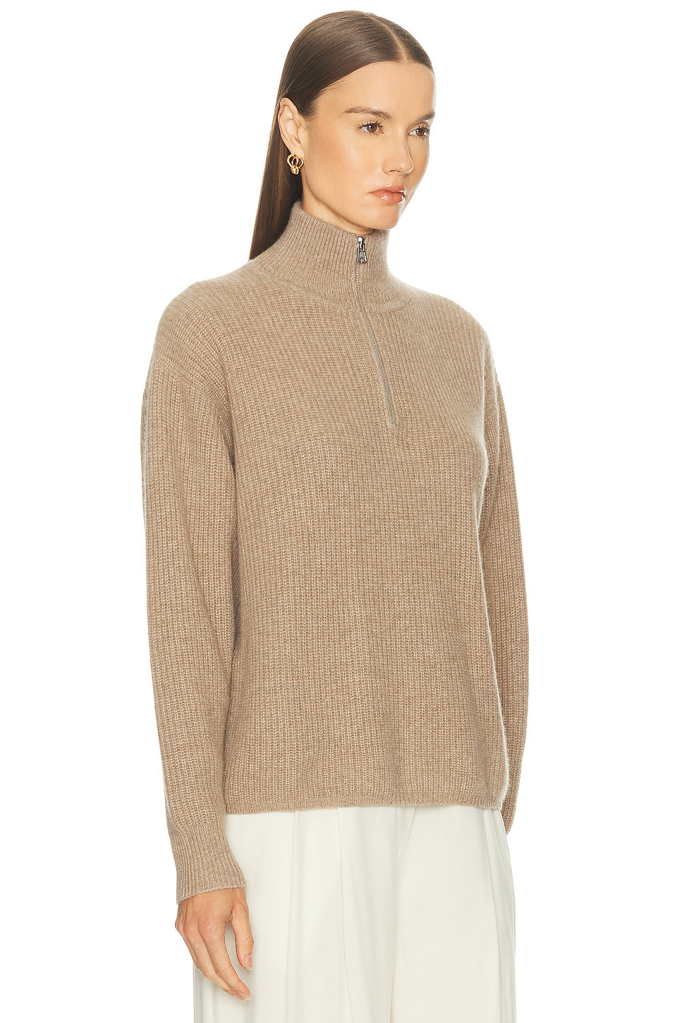 Cashmere Half Zip Sweater