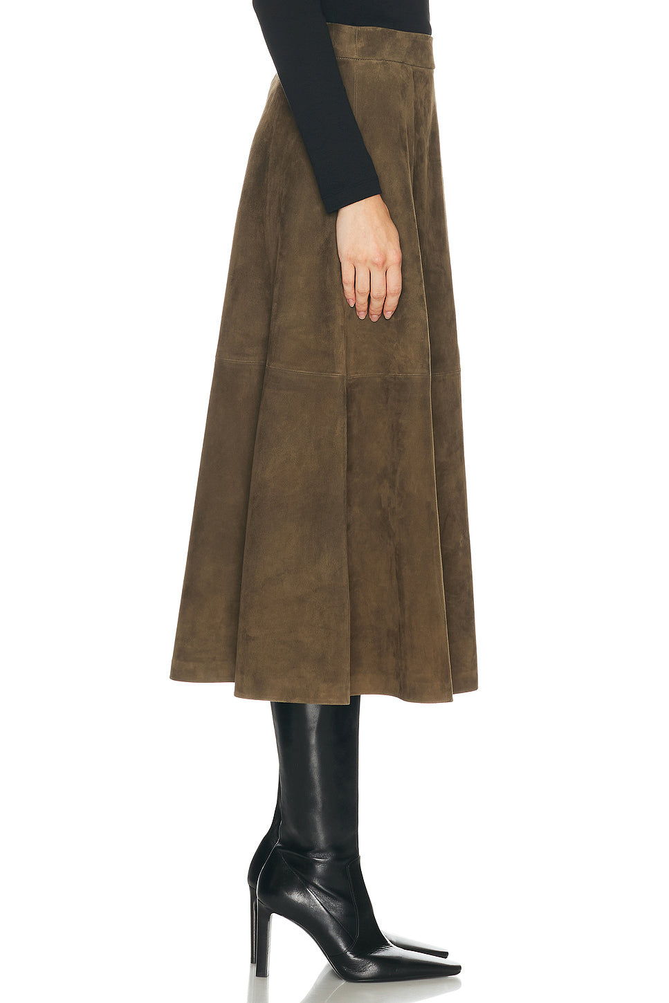Suede Wolfe Skirt