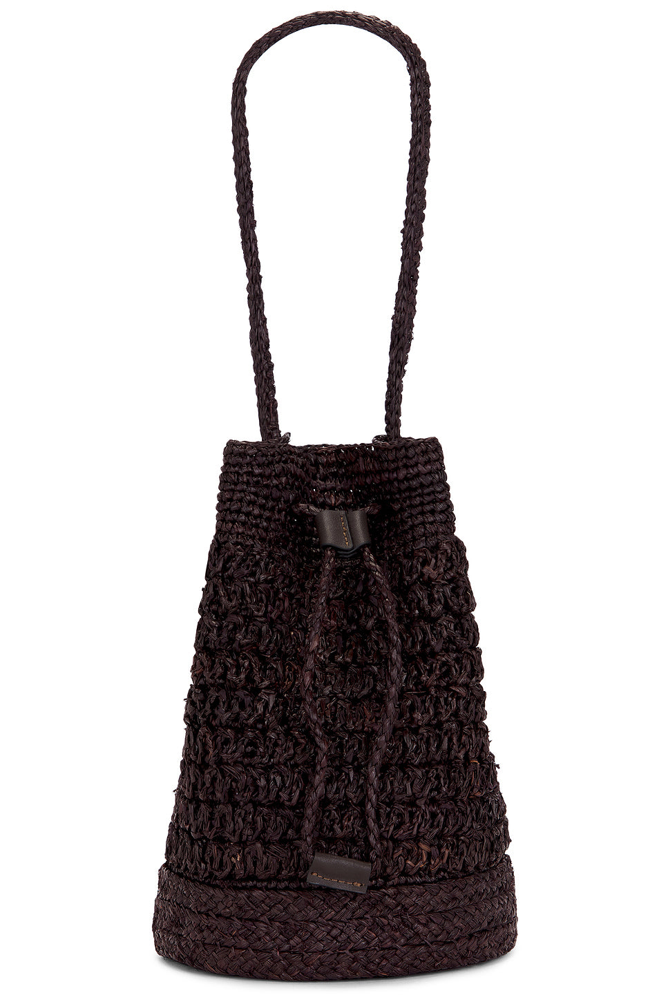 Riviera Raffia Bucket Bag